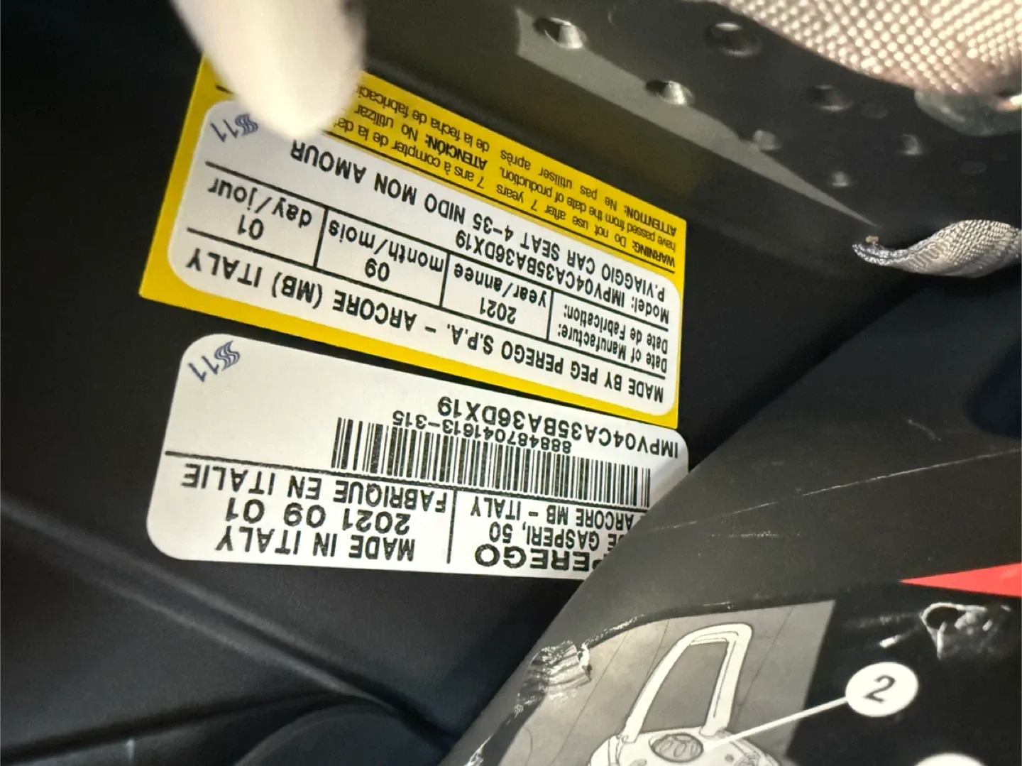 Peg Perego Viaggio Car Seat 4-35 with Dual Stage Cushion image indicator(3)