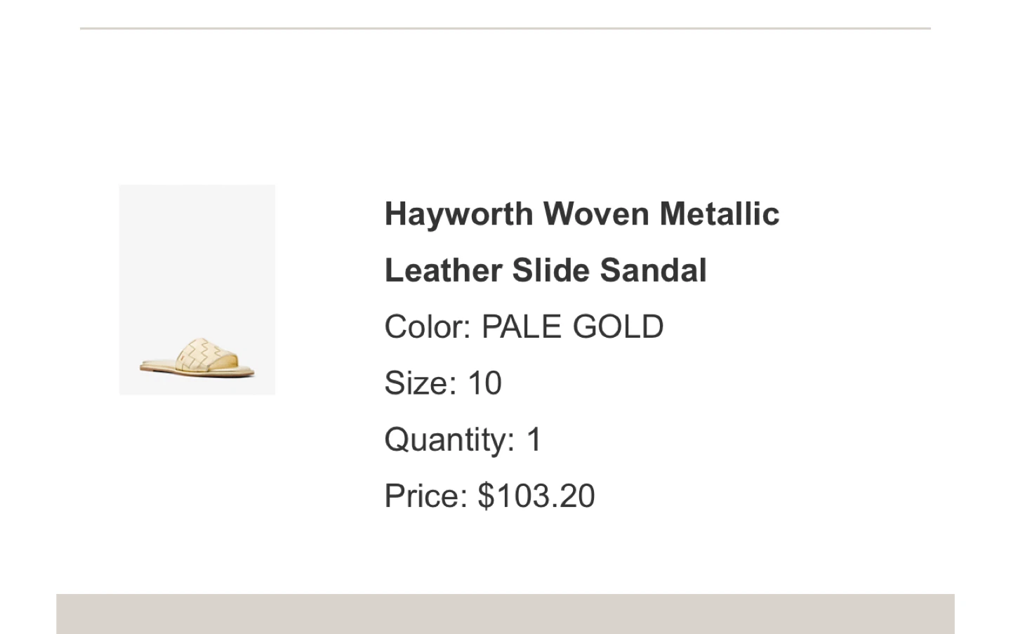 Michael Kors Hayworth Woven Leather Slides - Size 10 - photo 3