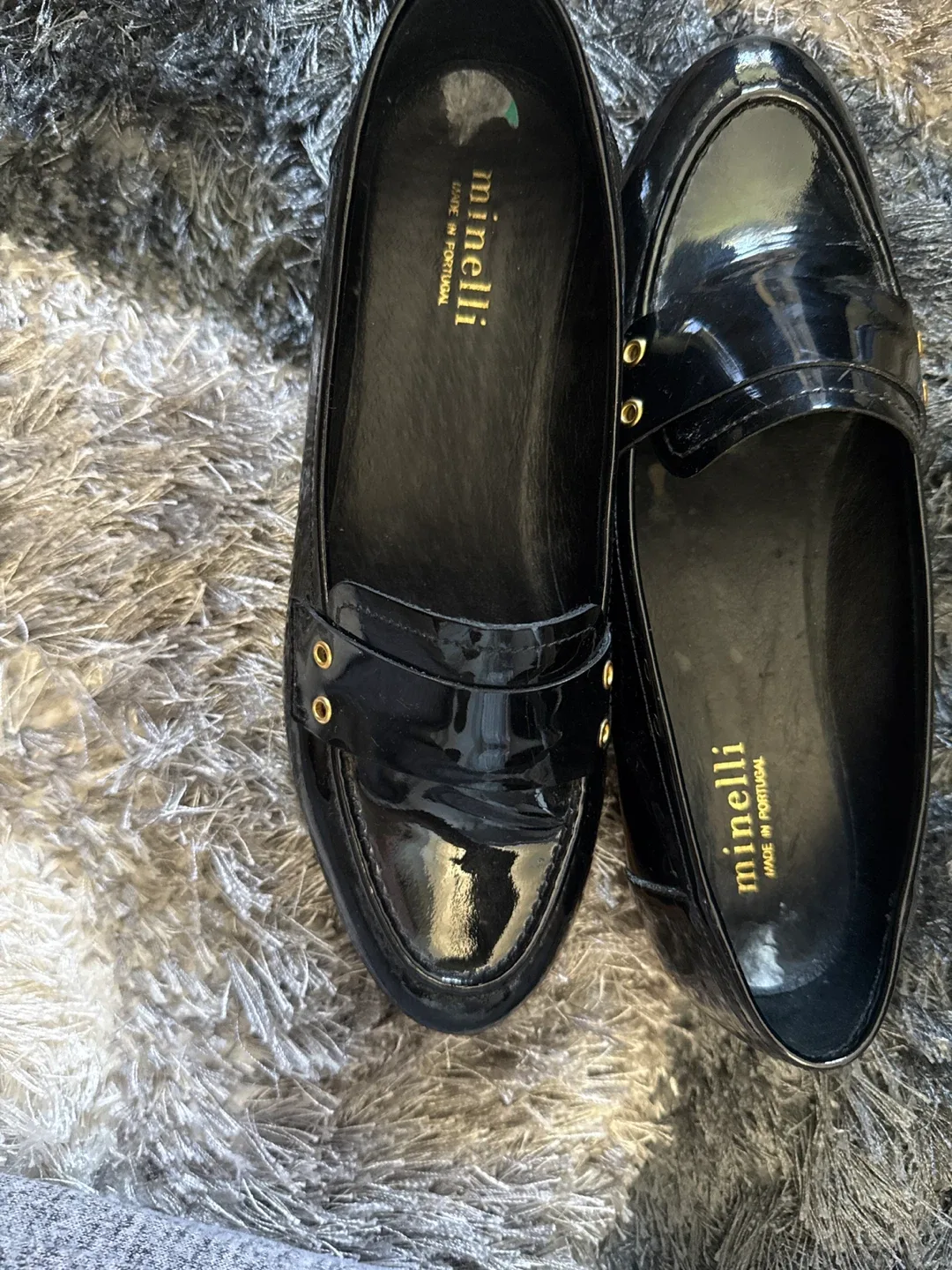 Minelli Black Patent Leather Loafers image indicator(2)