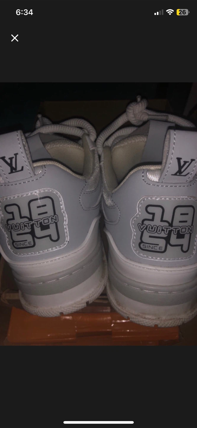Louis Vuitton White/Grey Sneakers size 11 - photo 5
