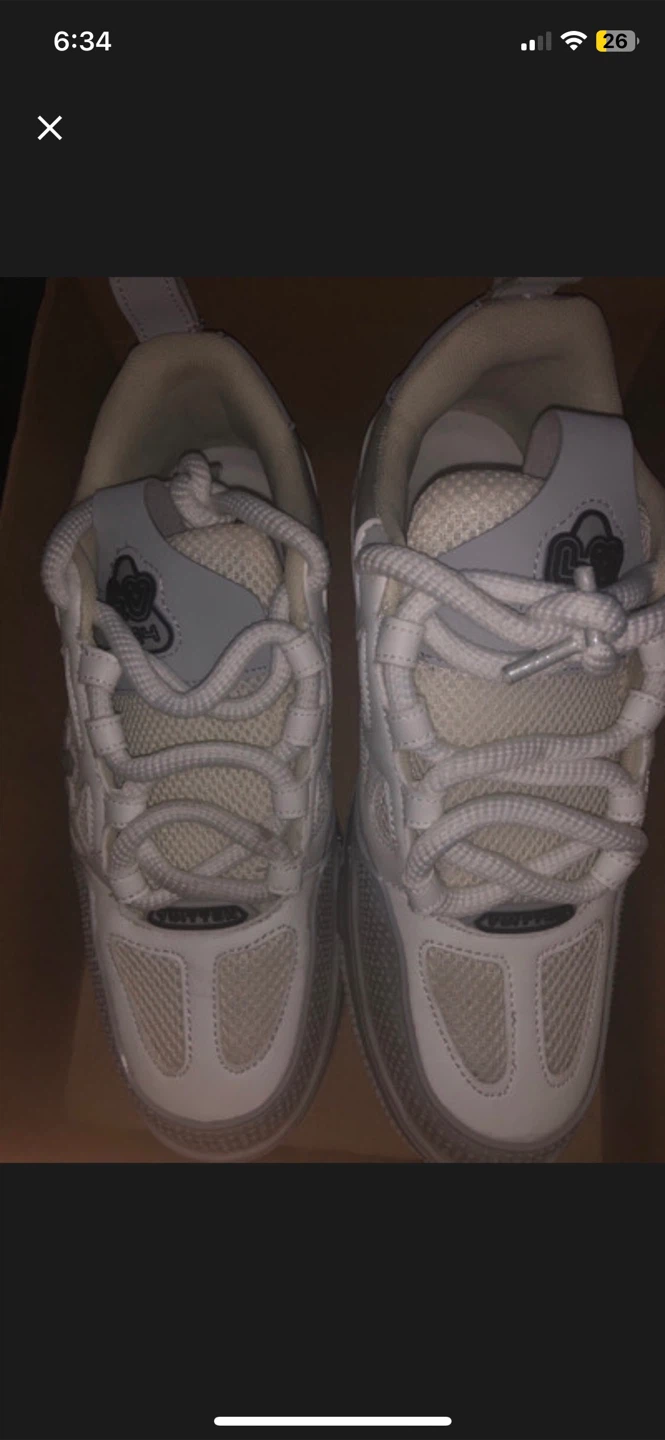 Louis Vuitton White/Grey Sneakers size 11 - photo 3