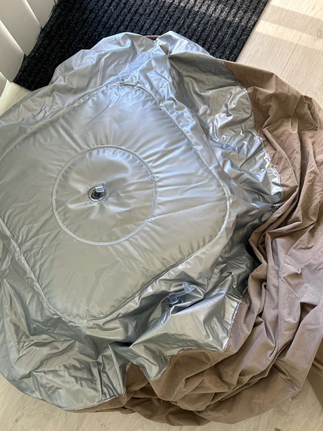 2 Tan Beanbag Chair - For 10 CAS - photo 2