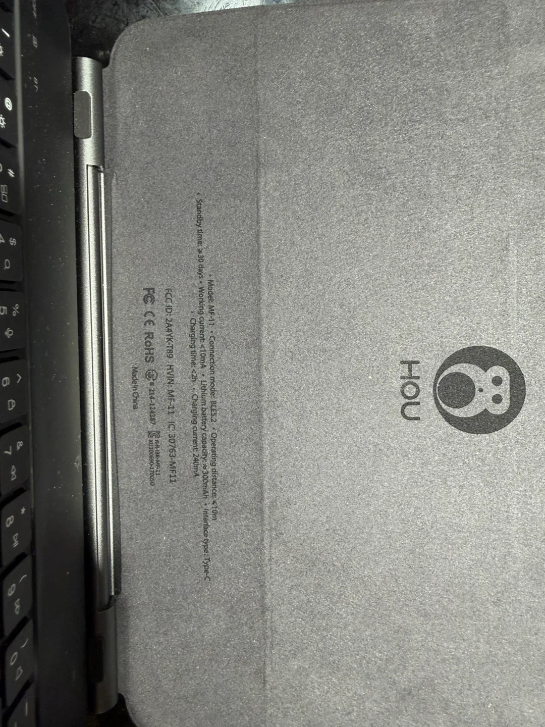 HOU iPad Keyboard Case - Model WF-11 image indicator(2)