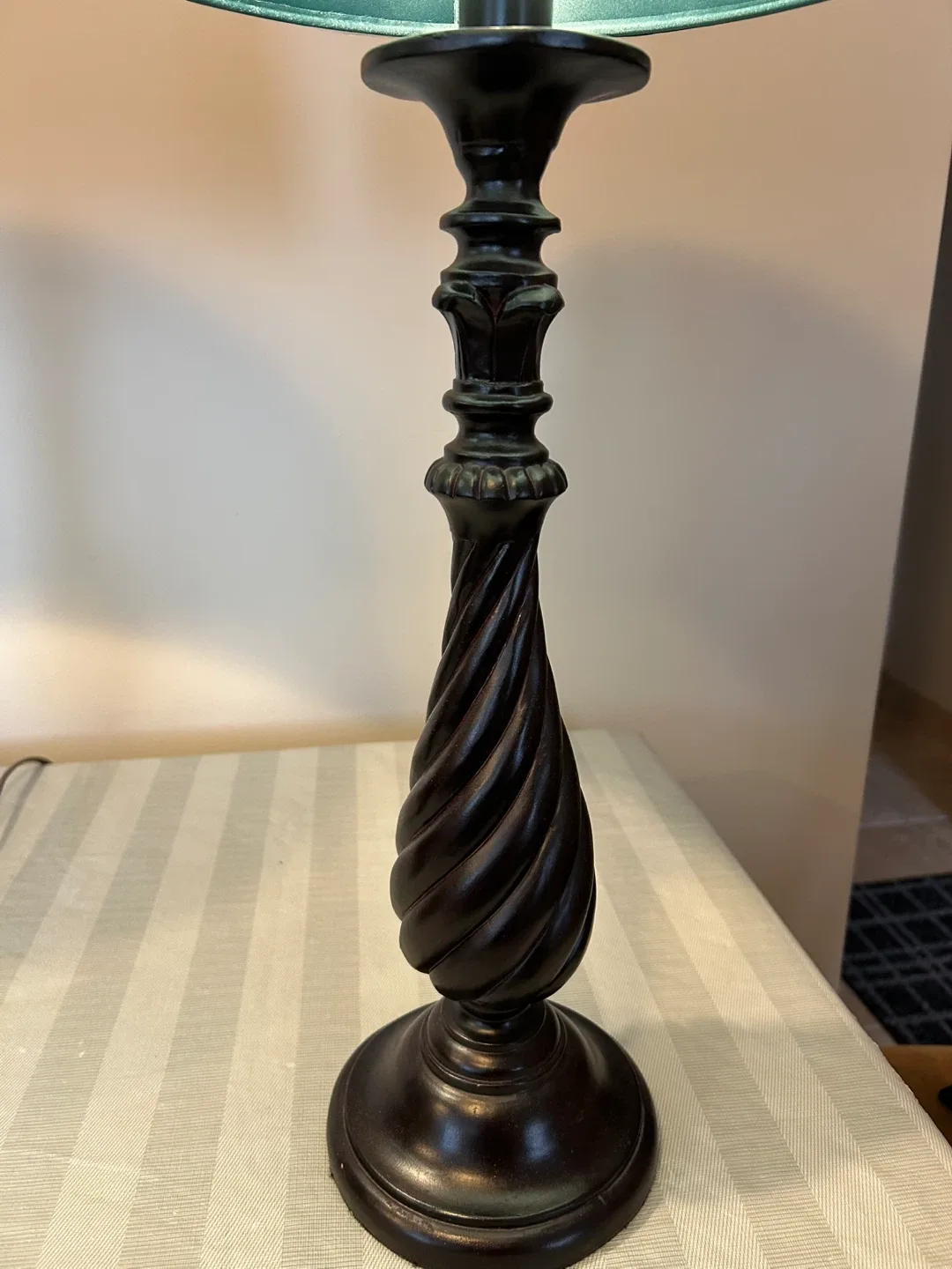 Table Lamps with Teal Shades - Pair image indicator(4)