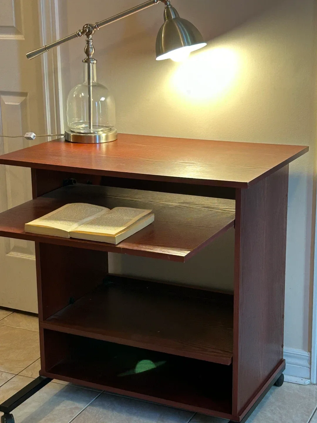 Wooden Desk with Shelves image indicator(2)