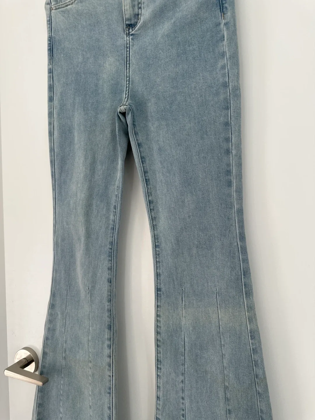 Last Call- Light Wash Flare Jeans image indicator(2)