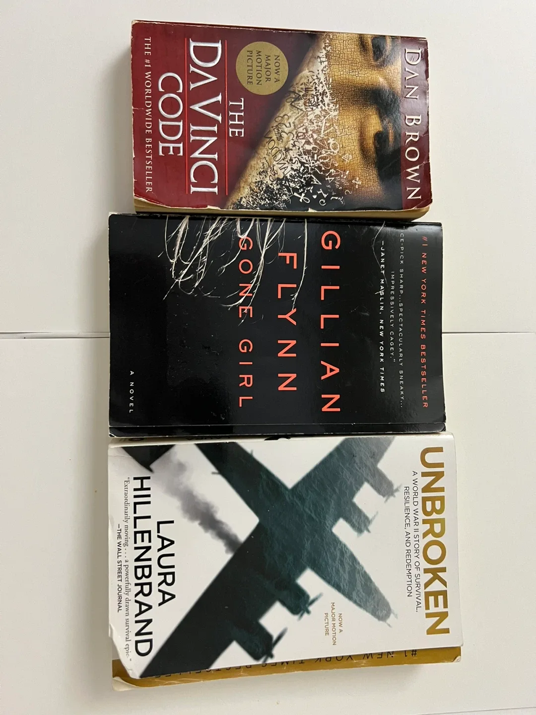 Da Vinci Code, Gone Girl, Unbroken Books thumbnail