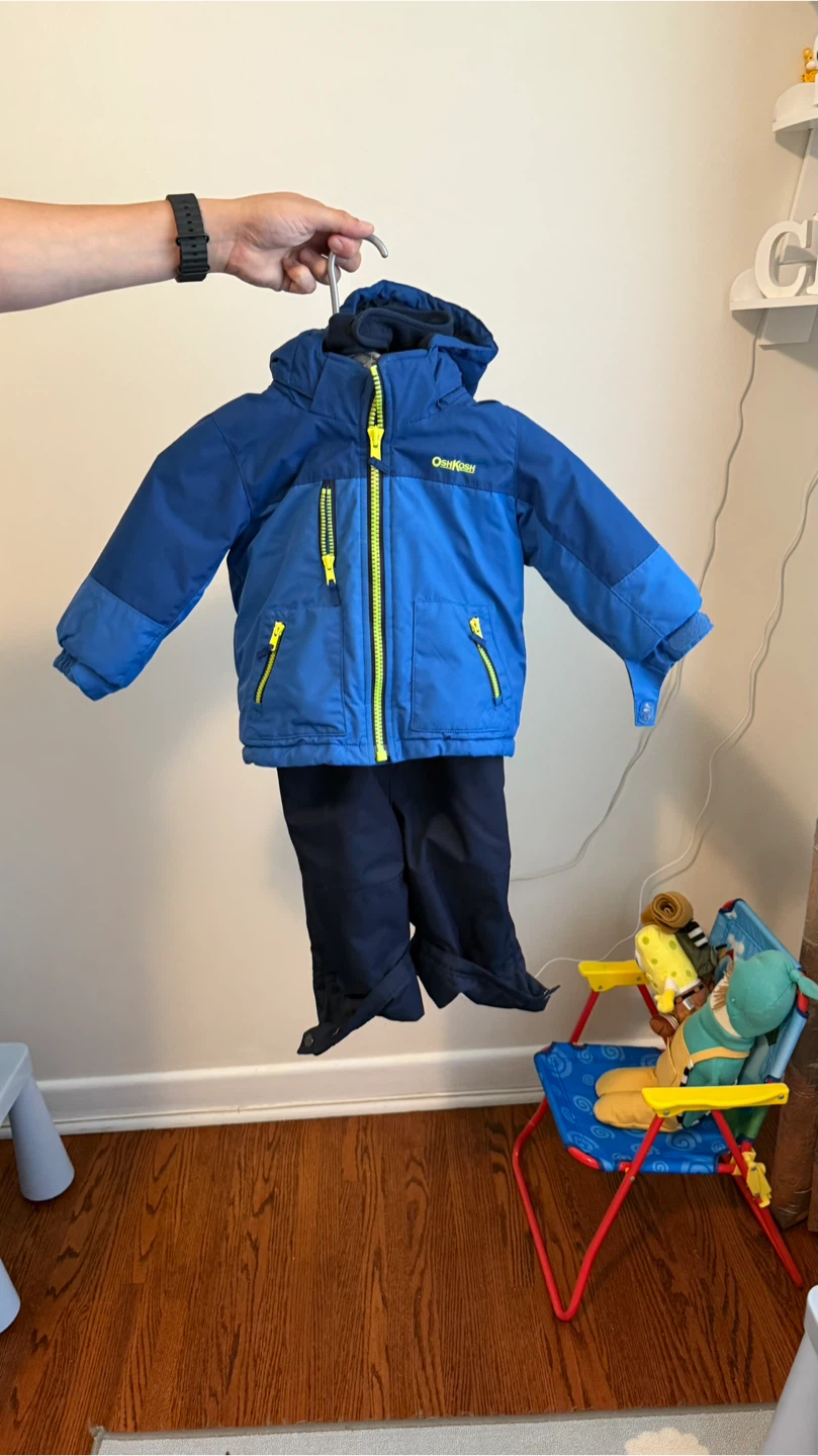 OshKosh Kids' Blue Snowsuit Set