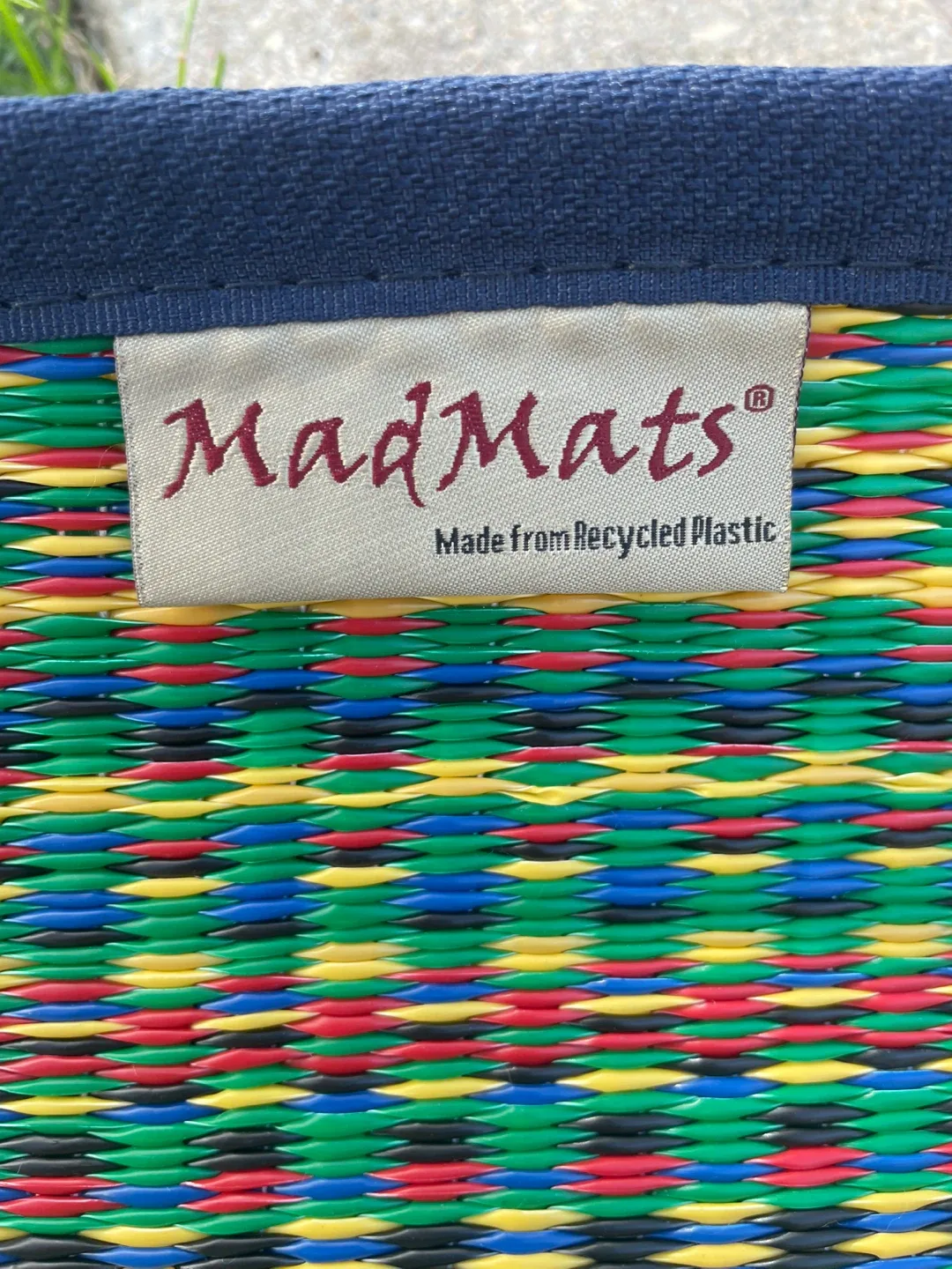 BRAND NEW Multi Striped Indoor/Outdoor Area Rug 6 x 9 Reversible image indicator(5)