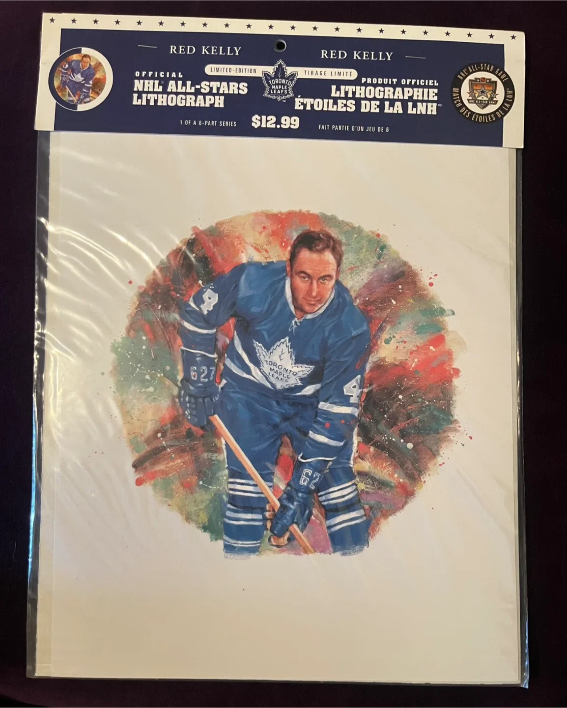 6 Canada Post NHL All-Stars Limited Edition Lithographs, image indicator(5)