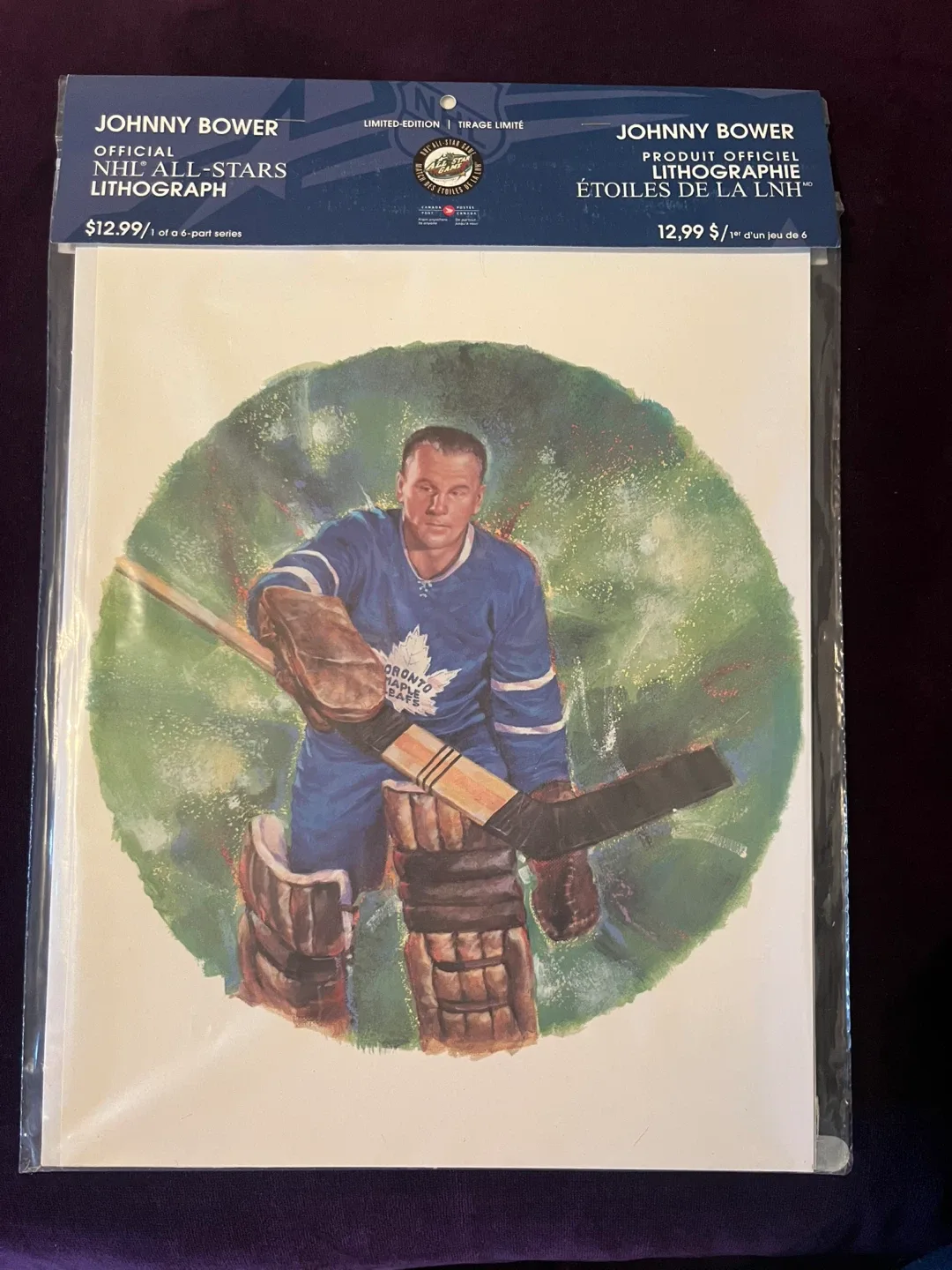 6 Canada Post NHL All-Stars Limited Edition Lithographs, image indicator(7)