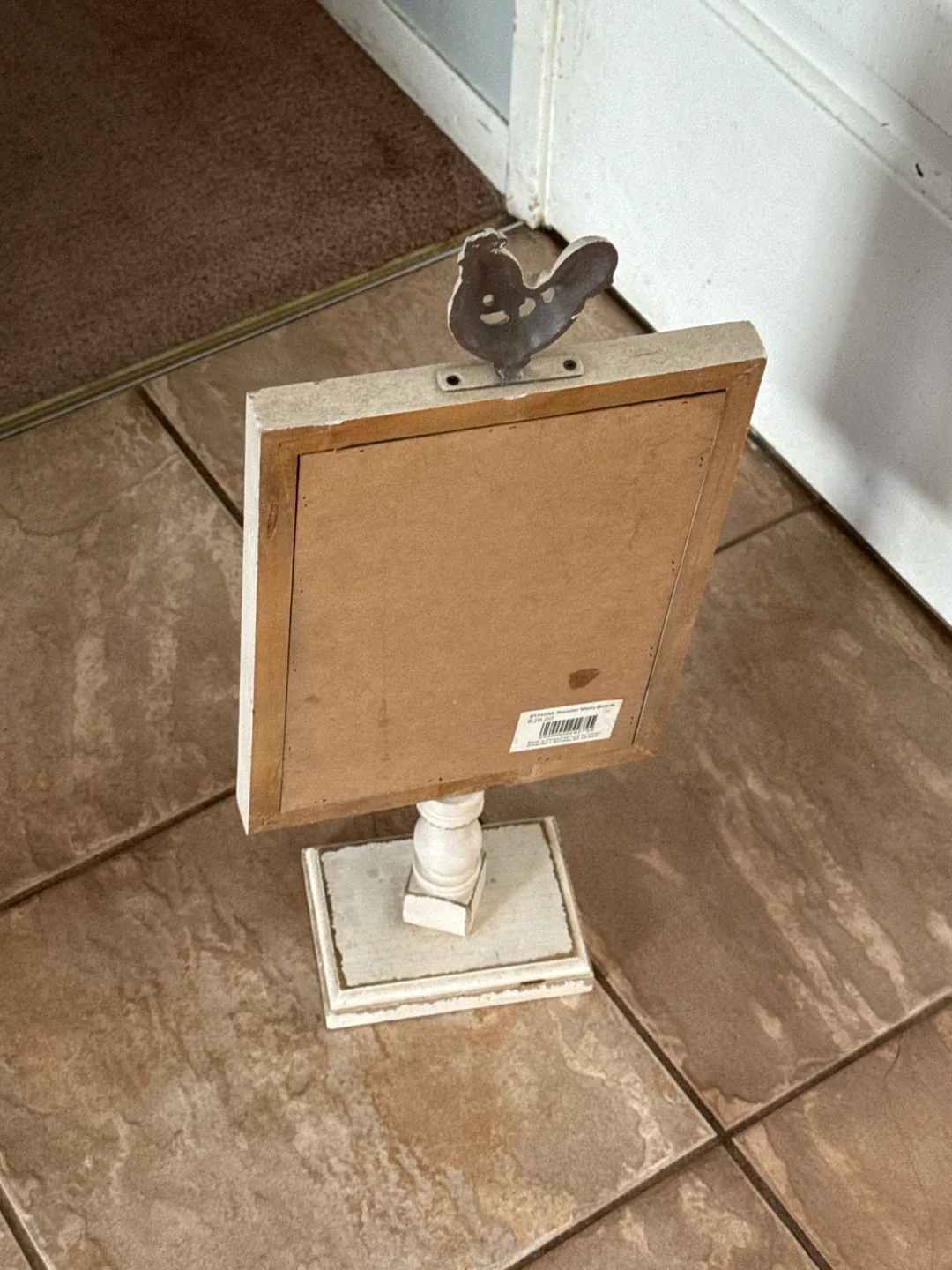 Menu Chalkboard with Rooster Decor image indicator(2)