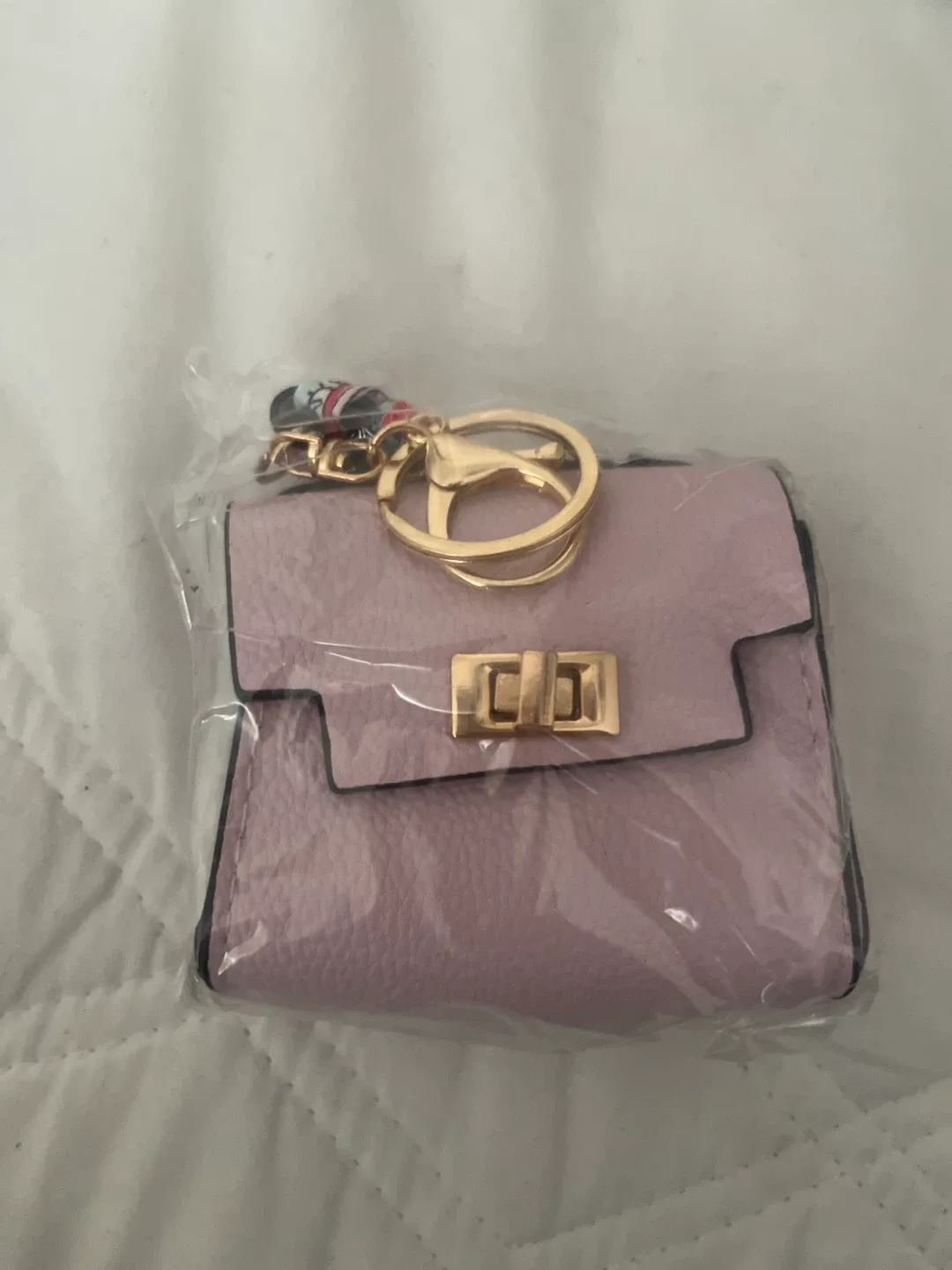 Pink Mini Bag Keychain thumbnail