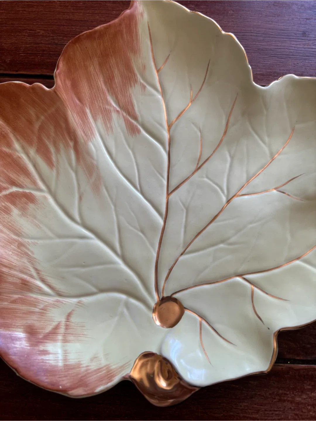 Decorative Leaf Plate- Porcelain by Royal Winston ( England) image indicator(7)