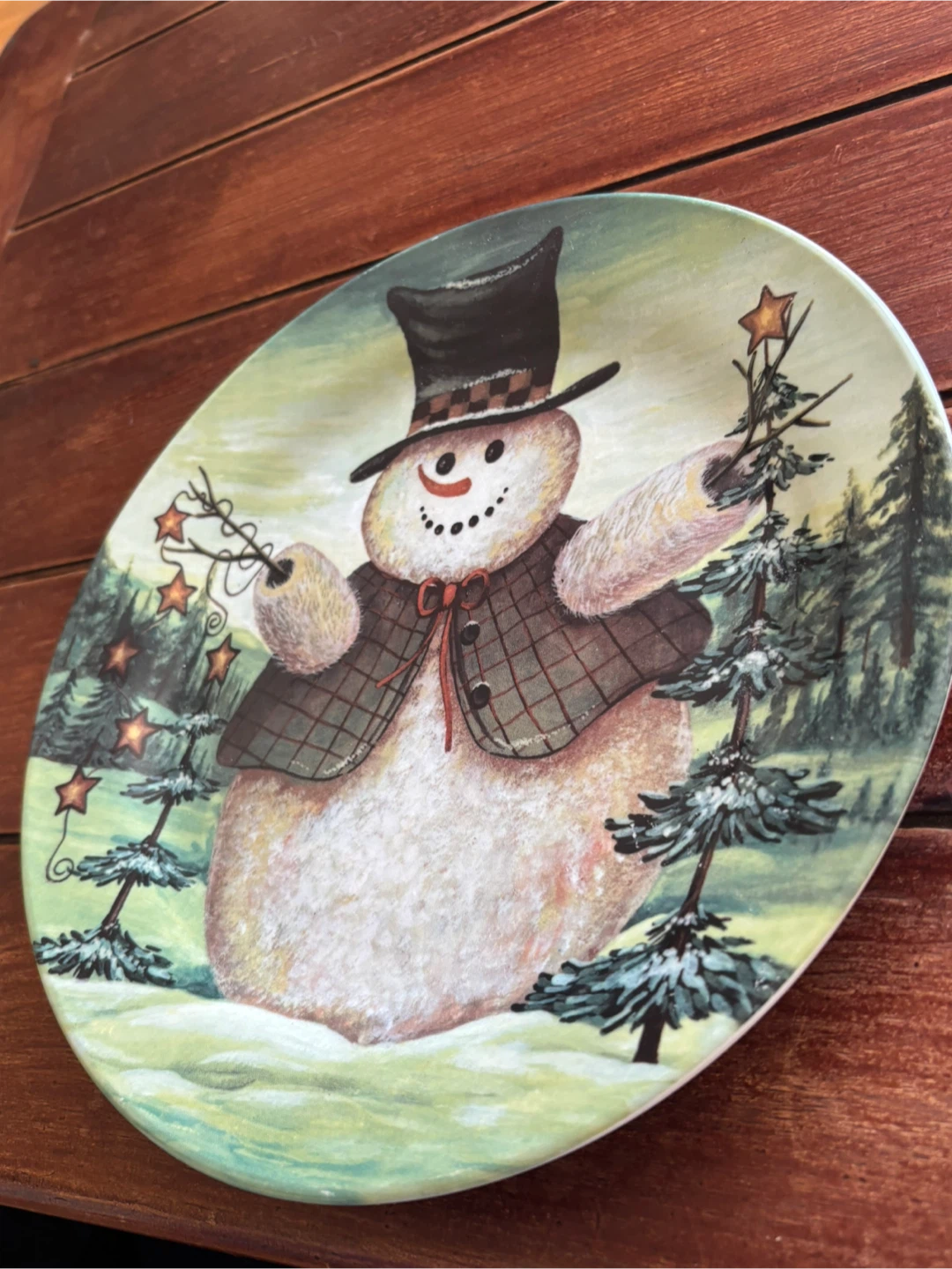 Snowman Decorative Plate - photo 5