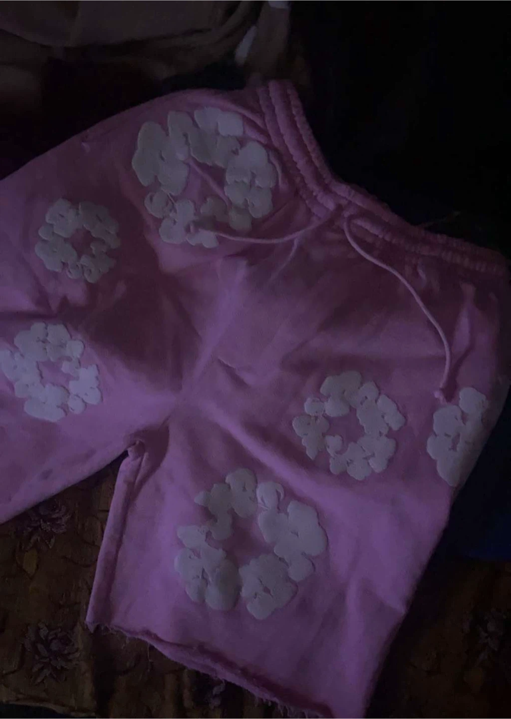 Denim Tears Pink Floral Shorts Size L