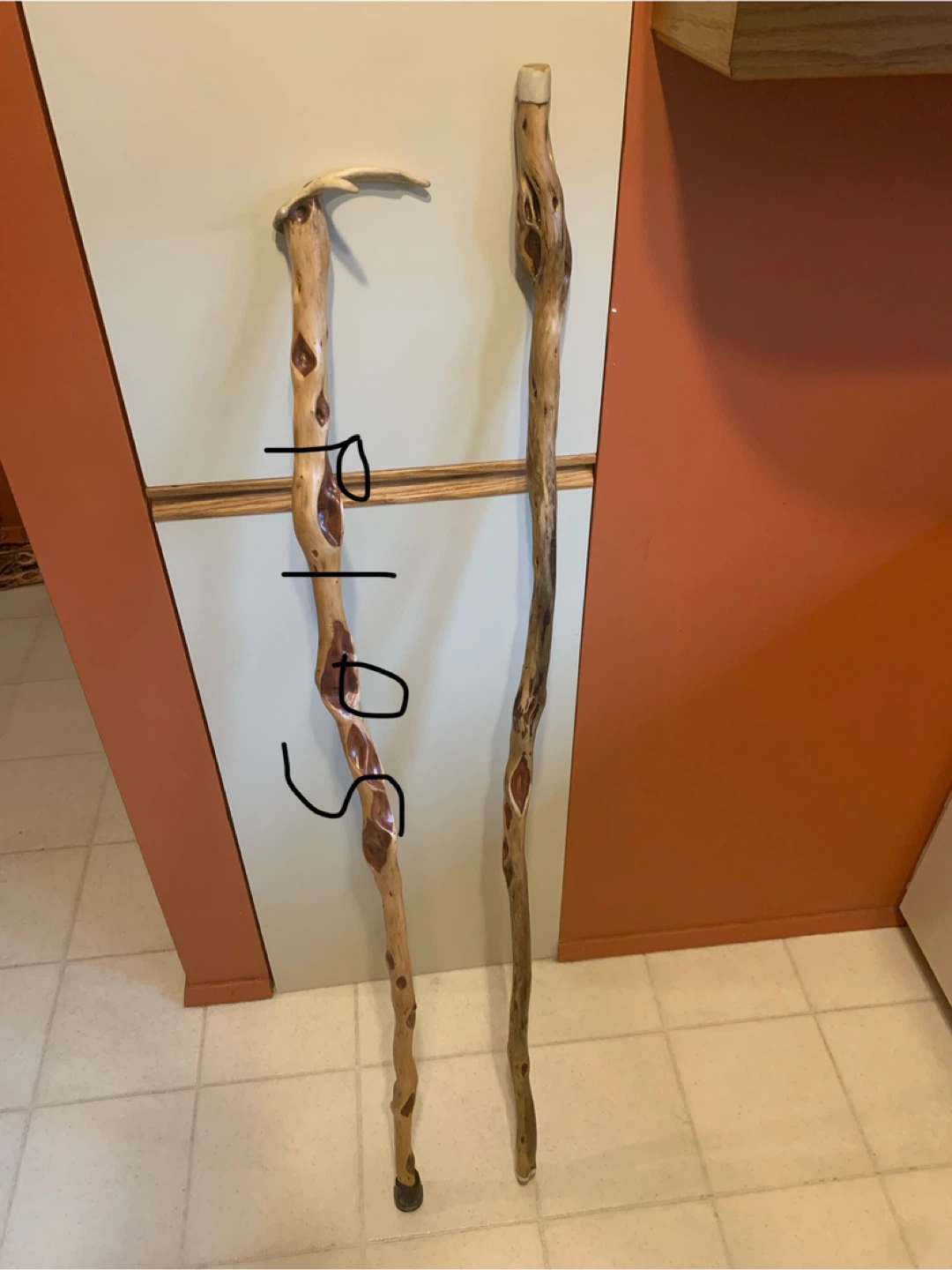 Handcrafted Wooden Walking Sticks