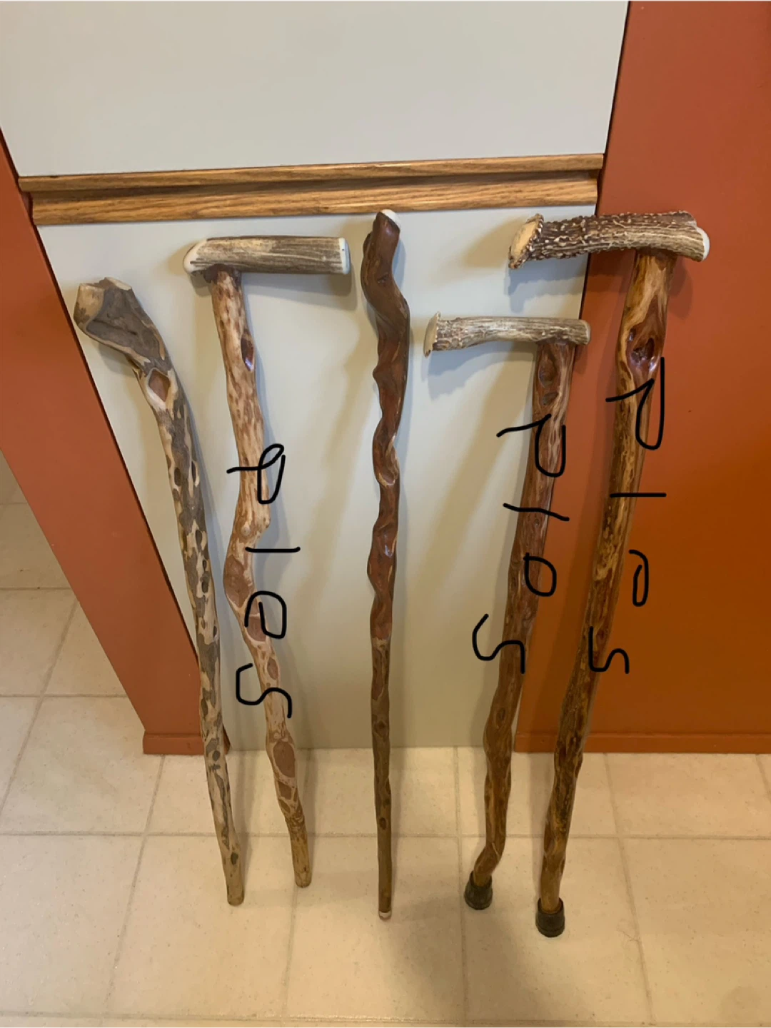 Handcrafted Wooden Walking Sticks - photo 2