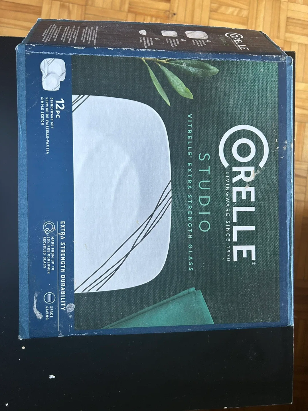 Corelle Studio 12pc Dinnerware Set - Simple Sketch image indicator(3)