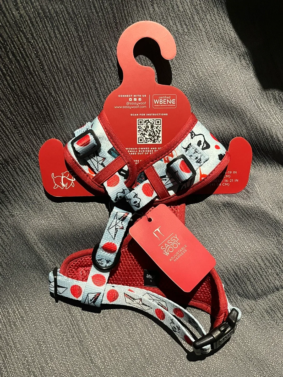 Sassy Woof IT Adjustable Harness - Size S image indicator(2)