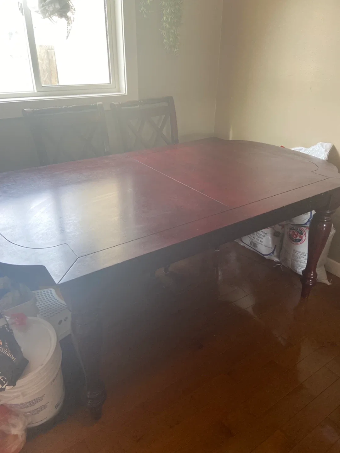 Dining table with 4 matching dining chairs thumbnail