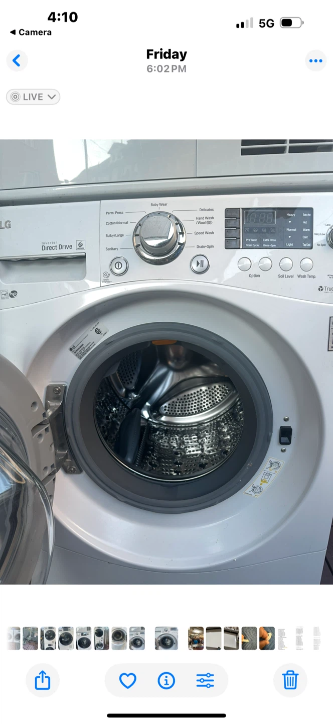 LG Direct Drive Washer and Dryer Set - photo 2