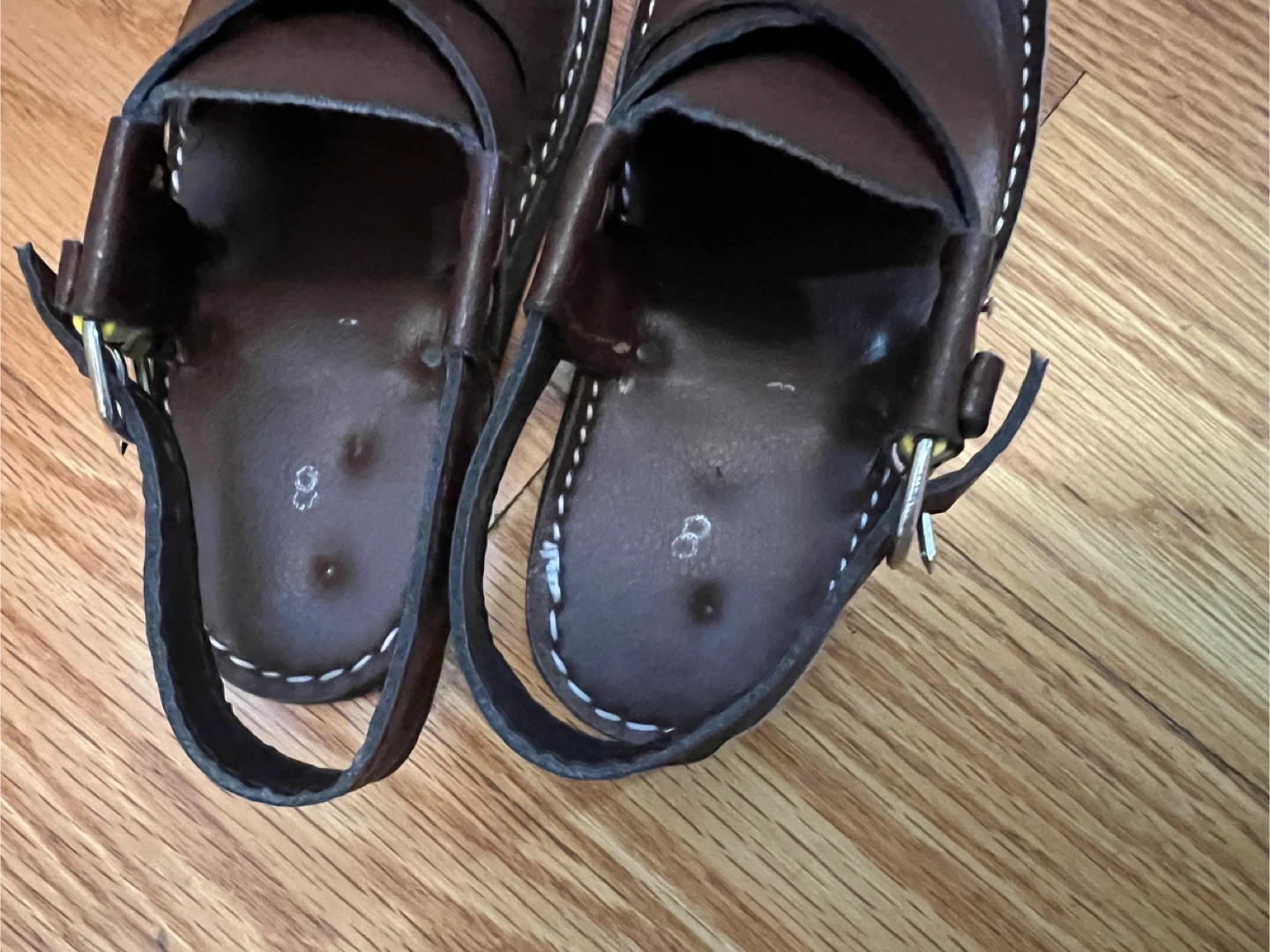 Leather Peshawari Chappal - kid Size 8 - photo 2