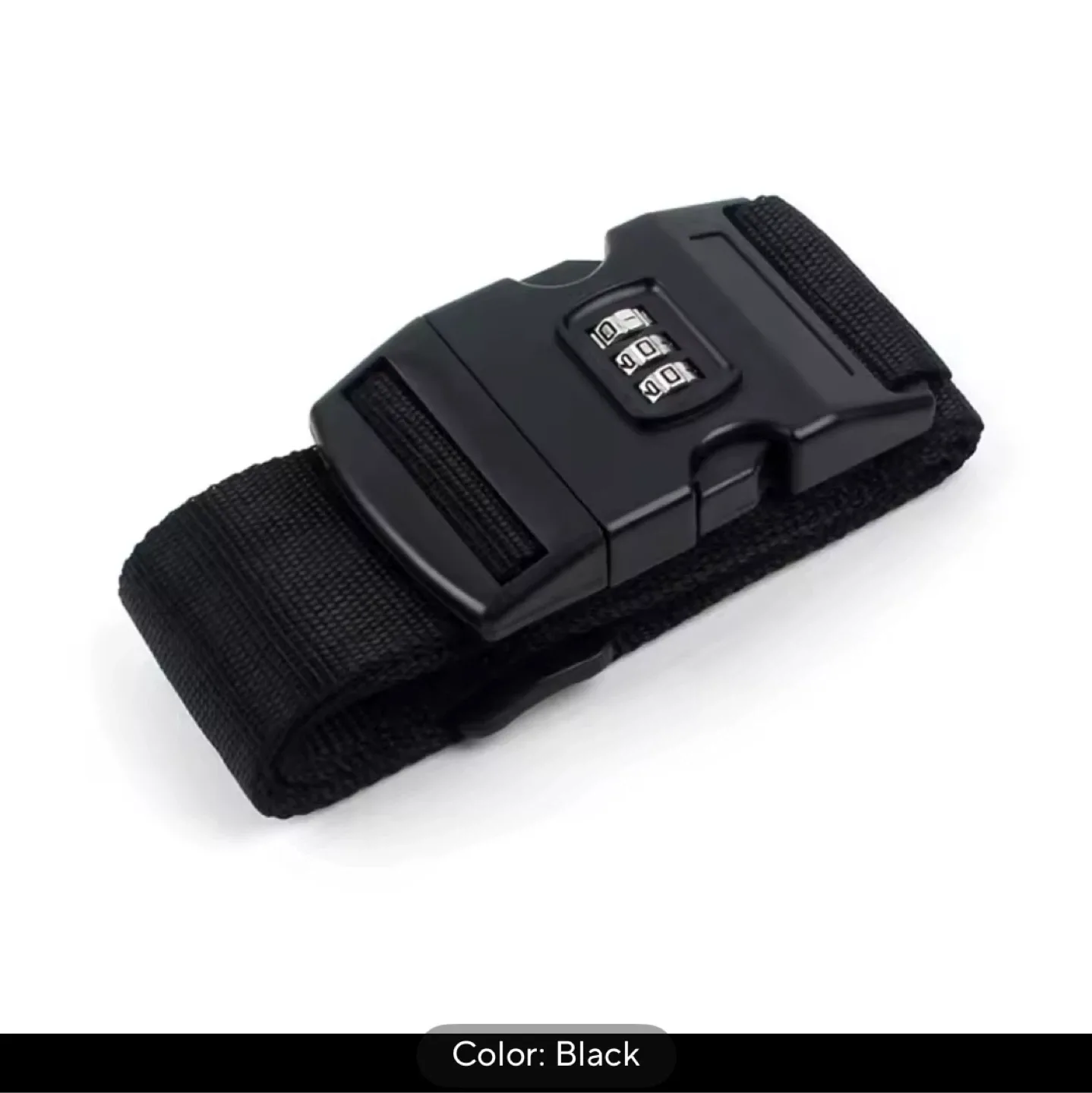 Adjustable Luggage Strap with Combination Lock thumbnail