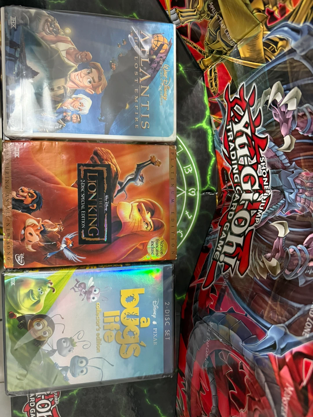 Disney Pixar DVDs - A Bug's Life and Atlantis