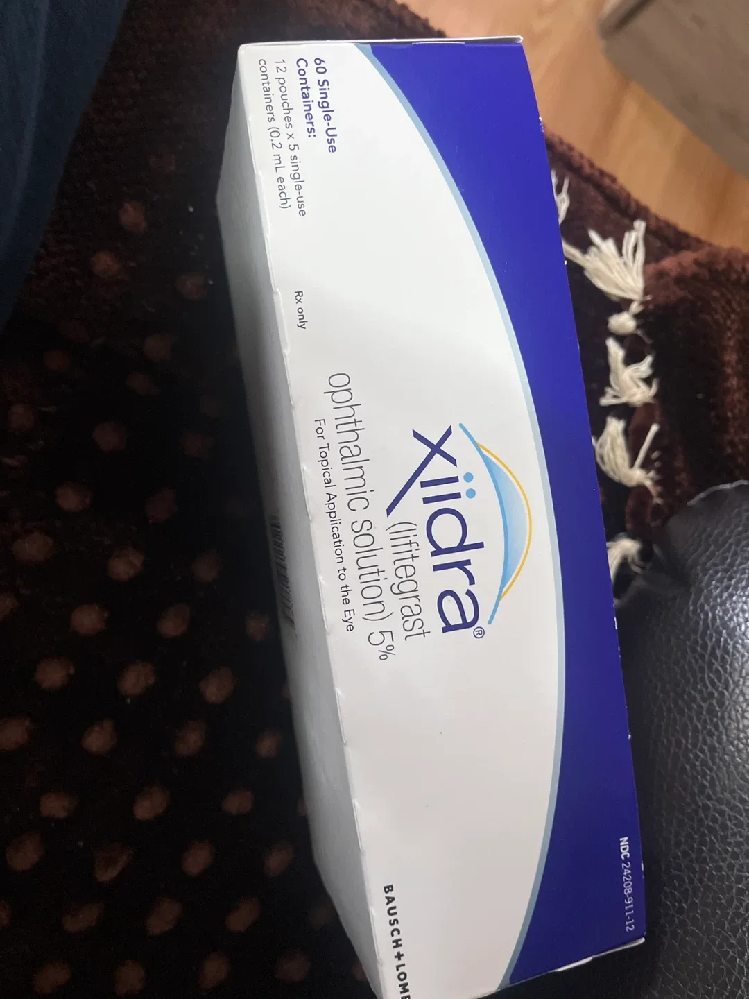 Xiidra (lifitegrast) ophthalmic solution 5% thumbnail