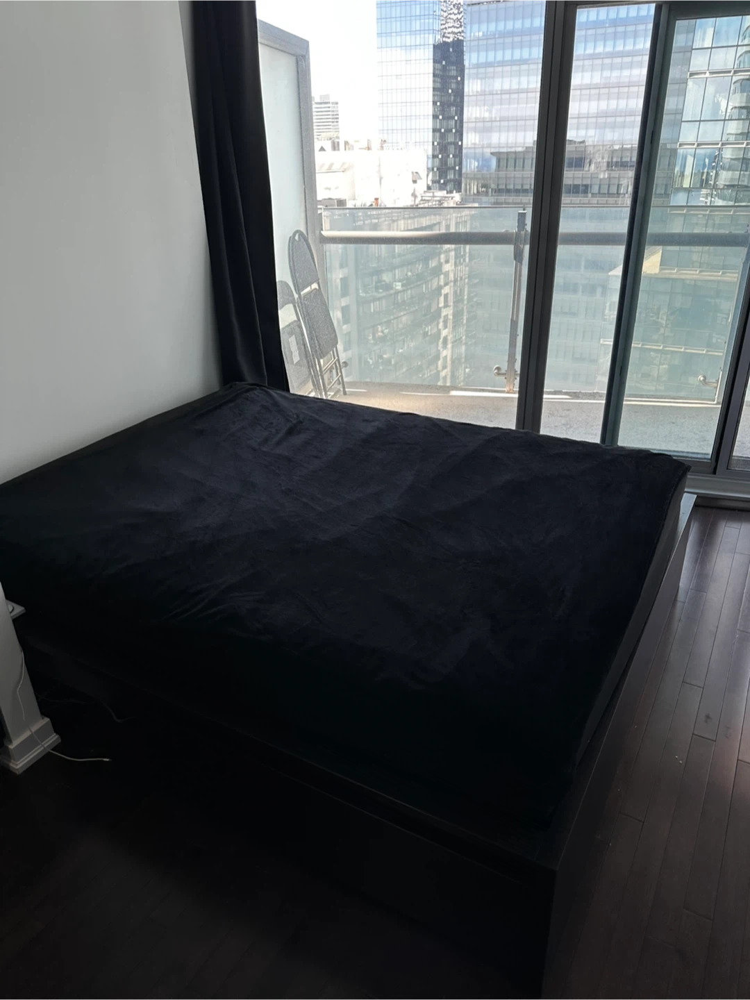 IKEA Queen Bedframe + Mattress - photo 3