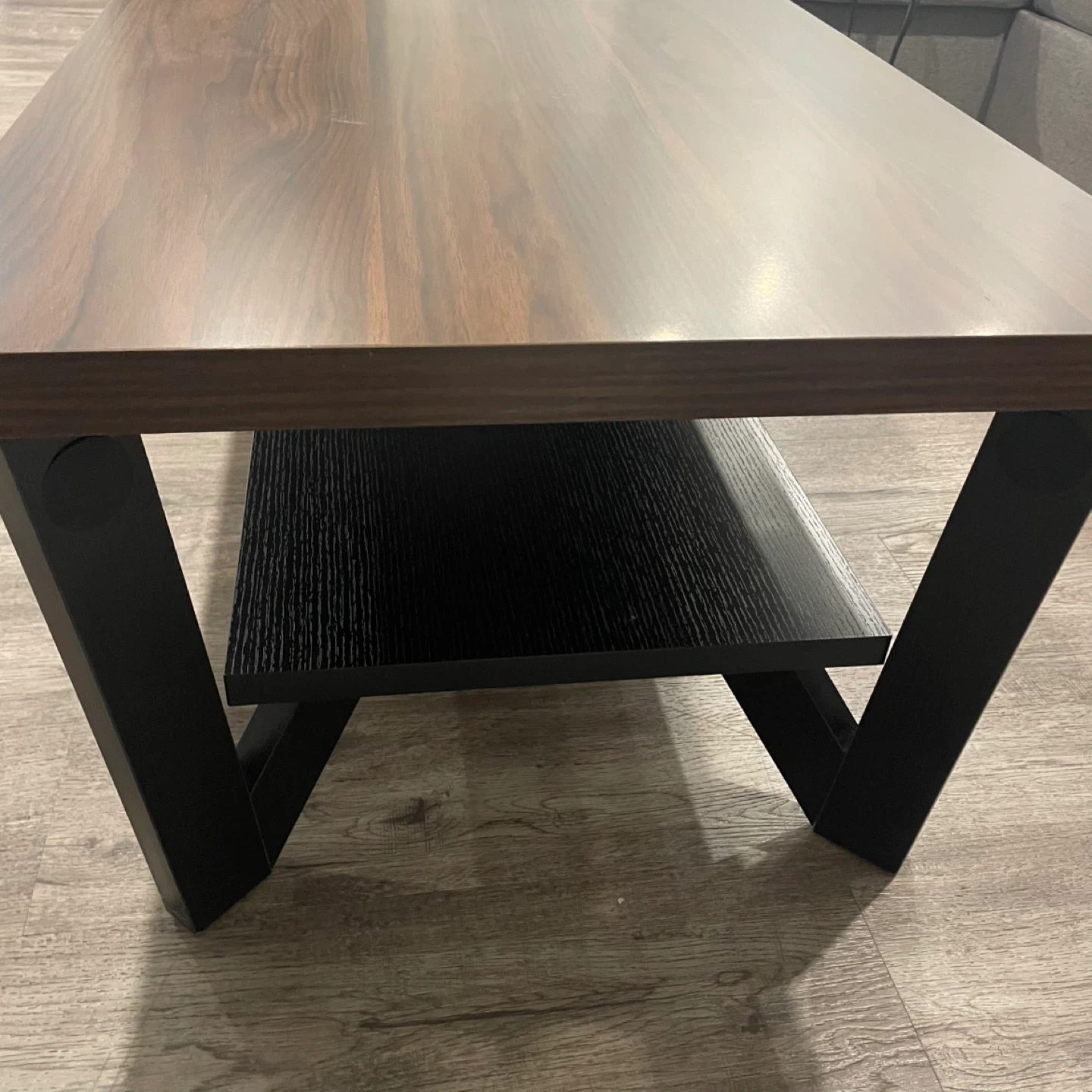 Brown & Black Coffee Table - photo 4
