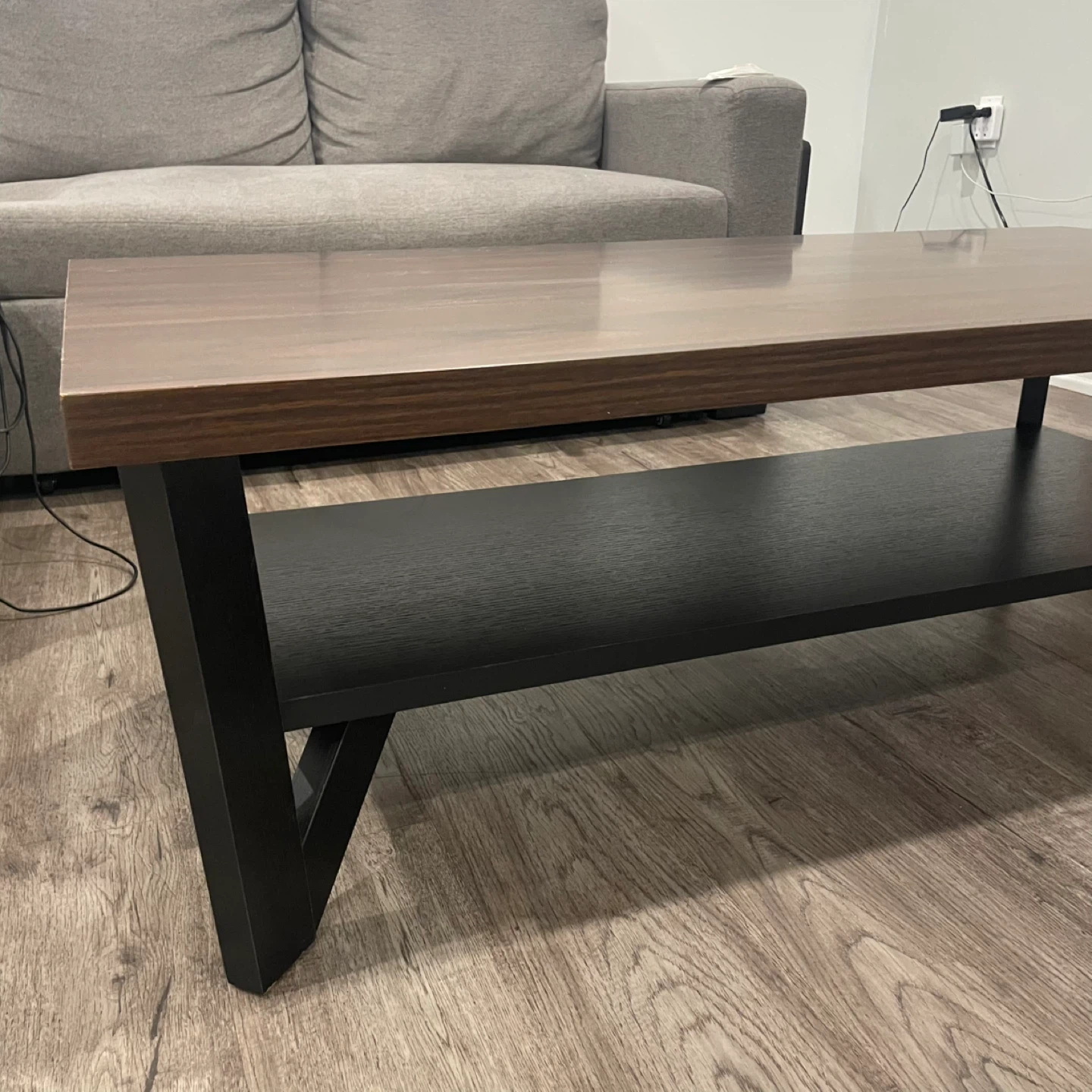 Brown & Black Coffee Table - photo 2
