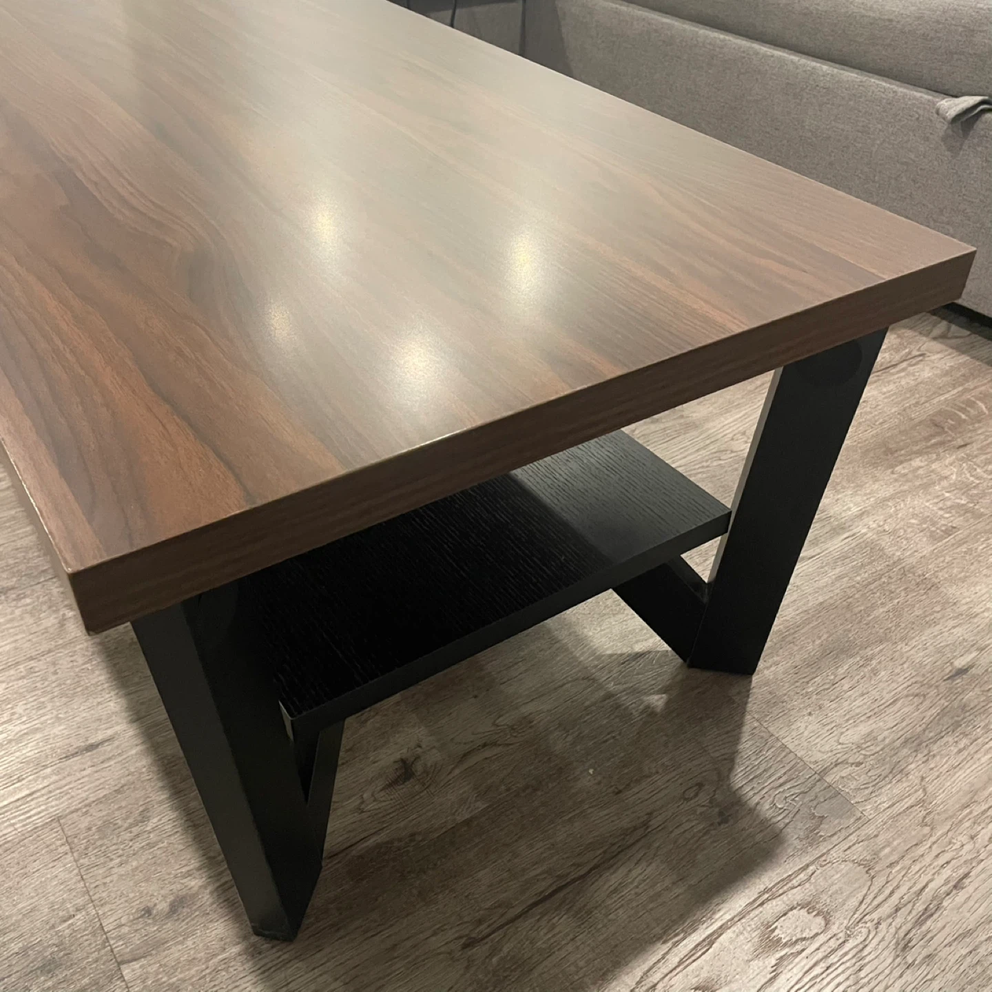 Brown & Black Coffee Table - photo 3