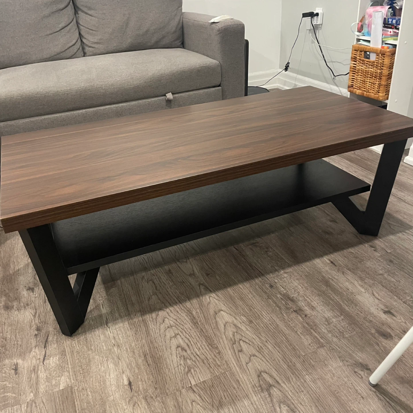 Brown & Black Coffee Table
