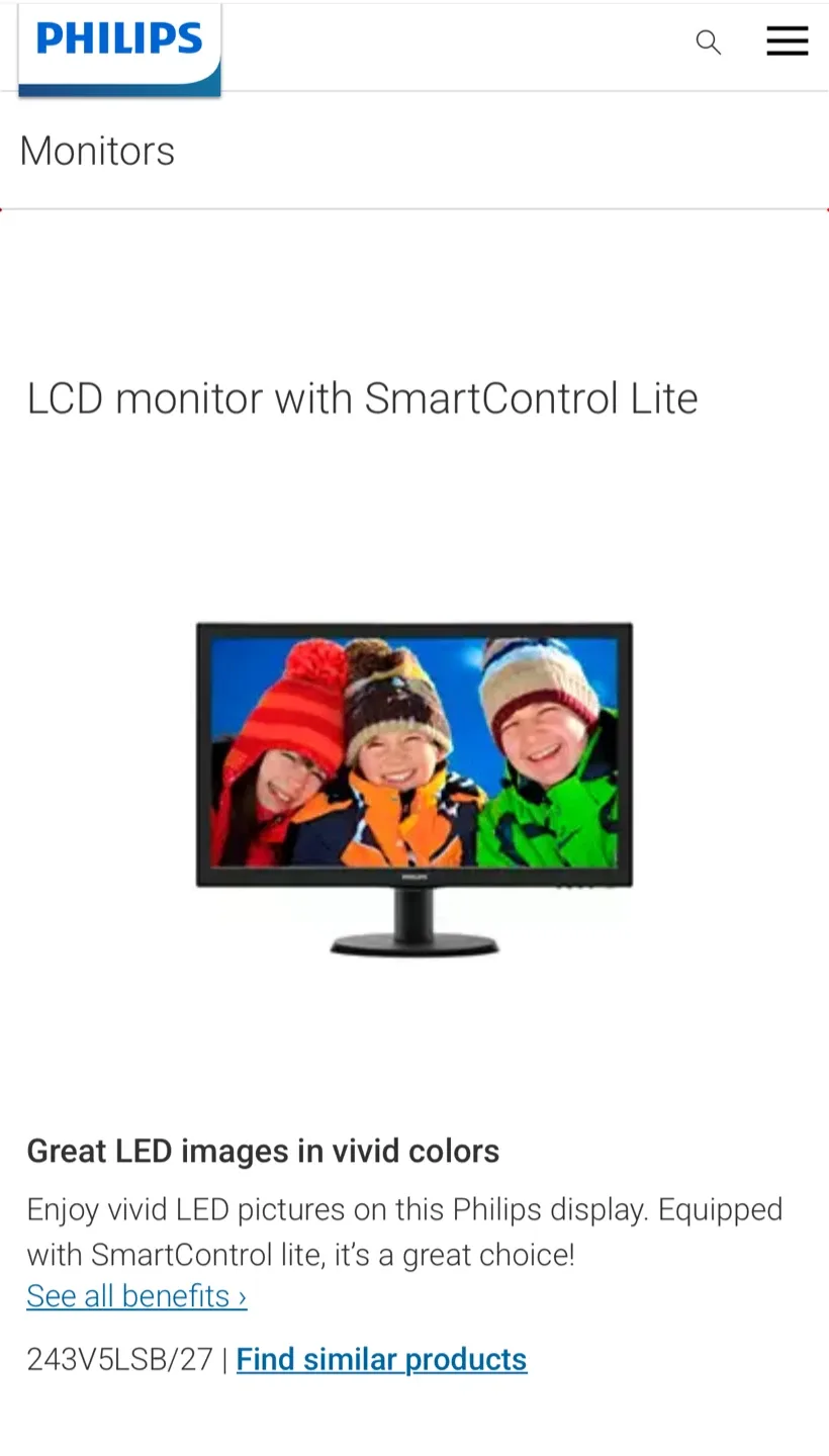 Philips LCD monitor image indicator(6)