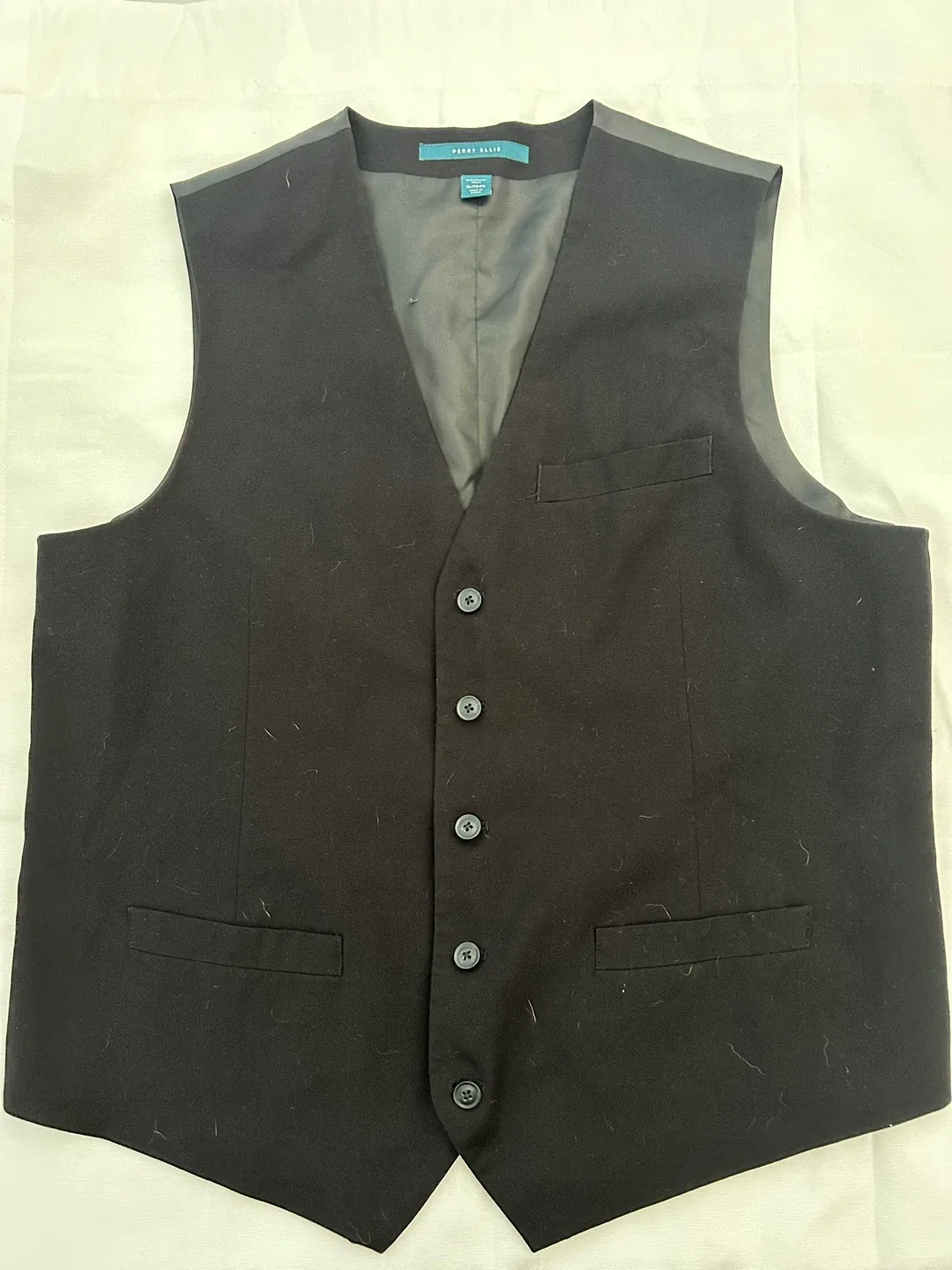 Perry Ellis Black Vest - Size XL thumbnail