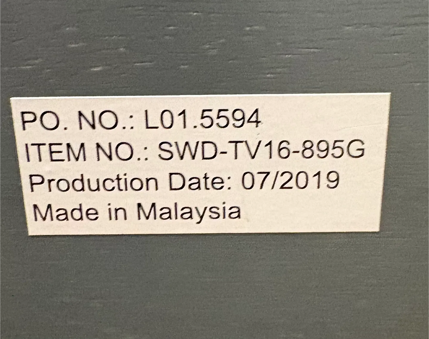 Modern Gray TV Stand/Console Table image indicator(3)