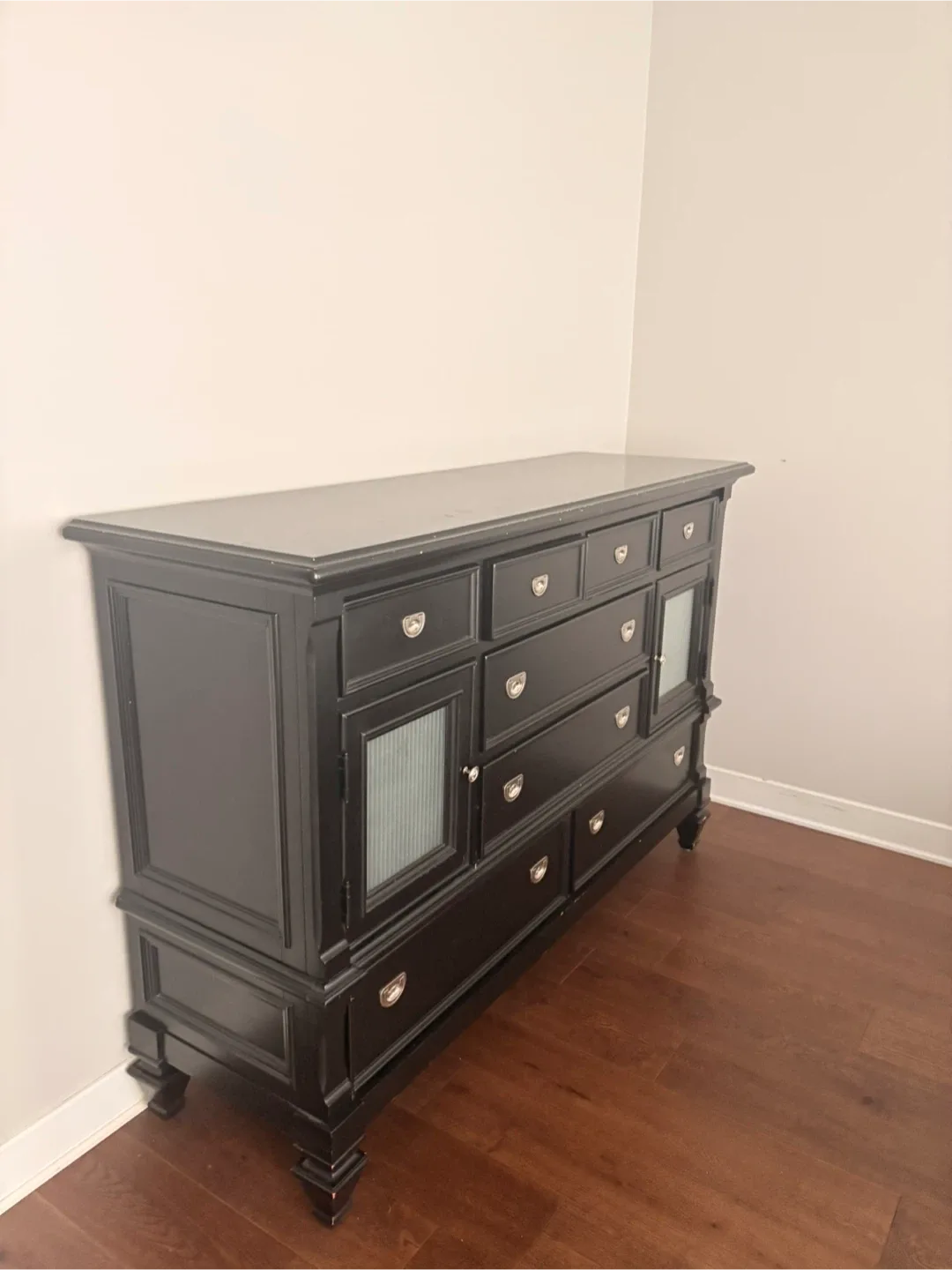 Black Dresser with Drawers image indicator(2)