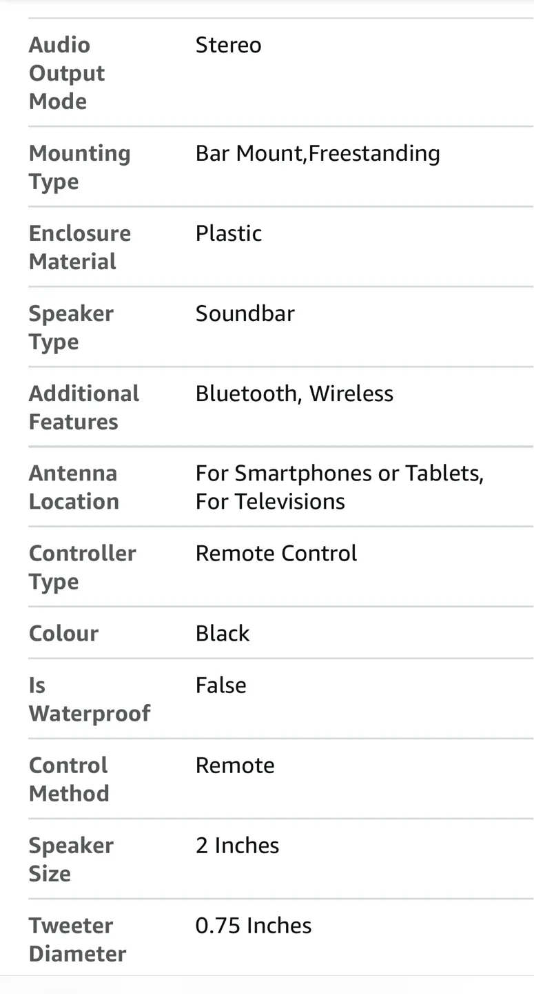 LG SK1 Soundbar Bluetooth, Wireless, New In Box image indicator(5)