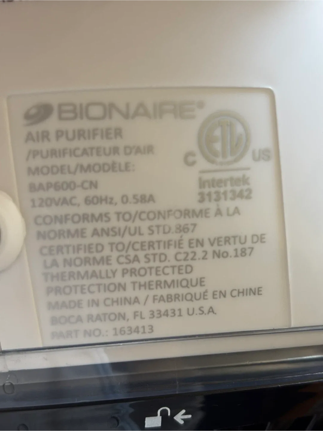 Bionaire Warm Mist Humidifier image indicator(6)