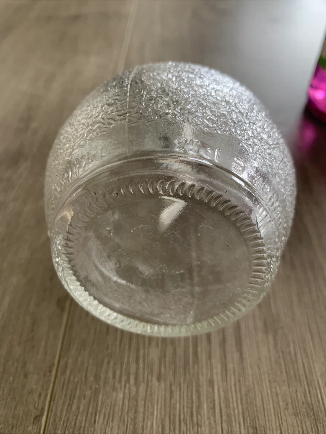 Vintage Orangina Bottle Glass Oil Lamp - photo 3
