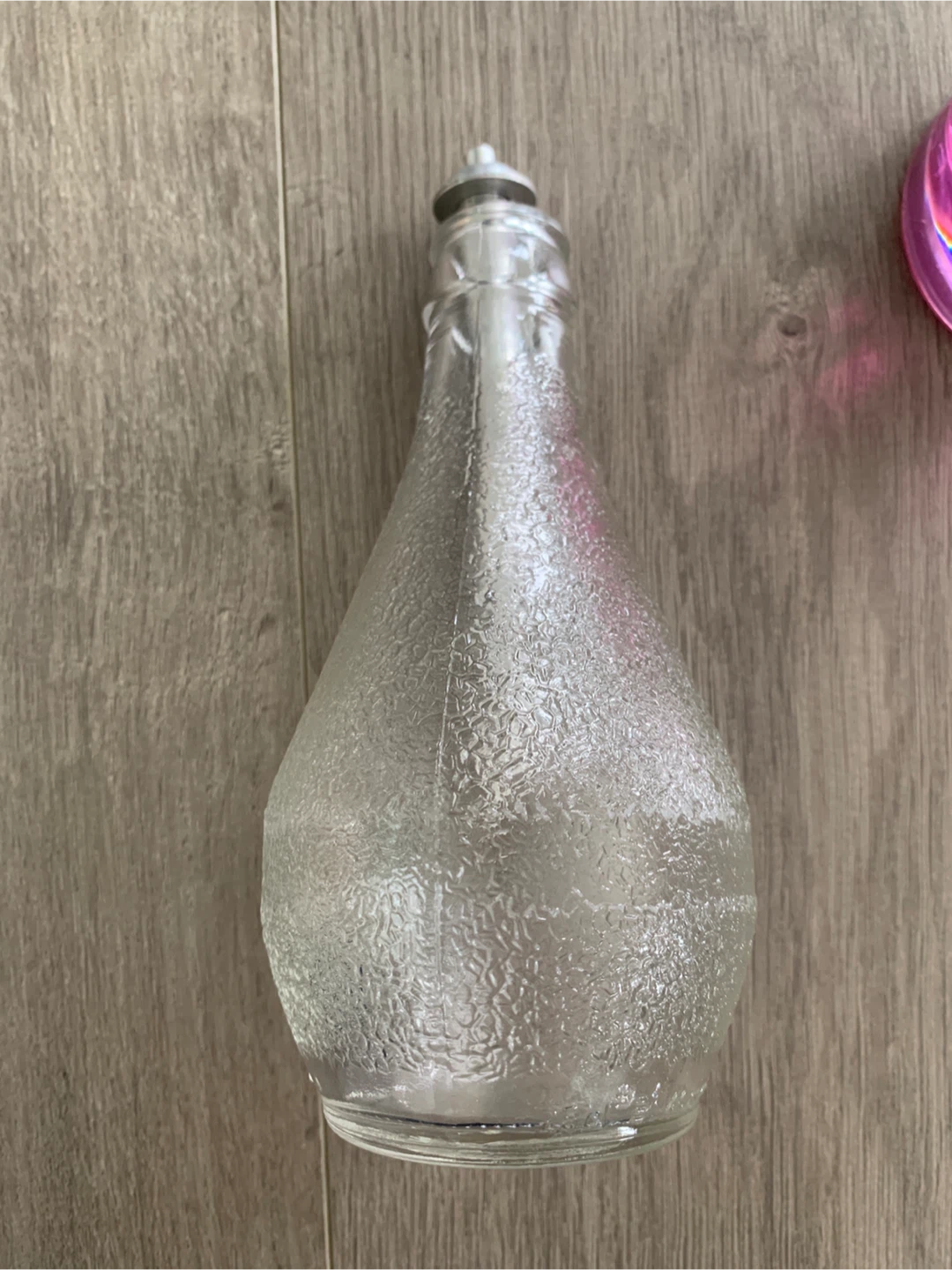 Vintage Orangina Bottle Glass Oil Lamp - photo 2