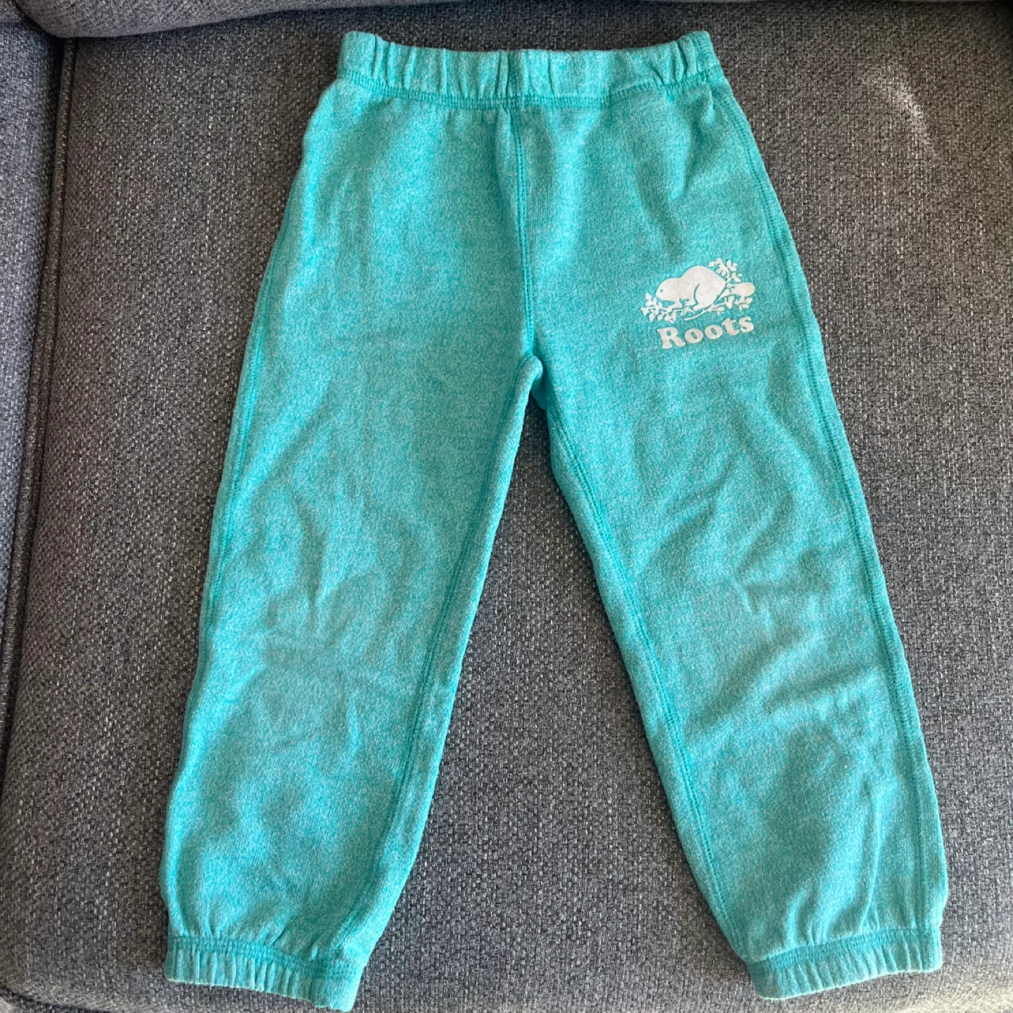 Roots Kids 3T Turquoise Sweatpants Joggers