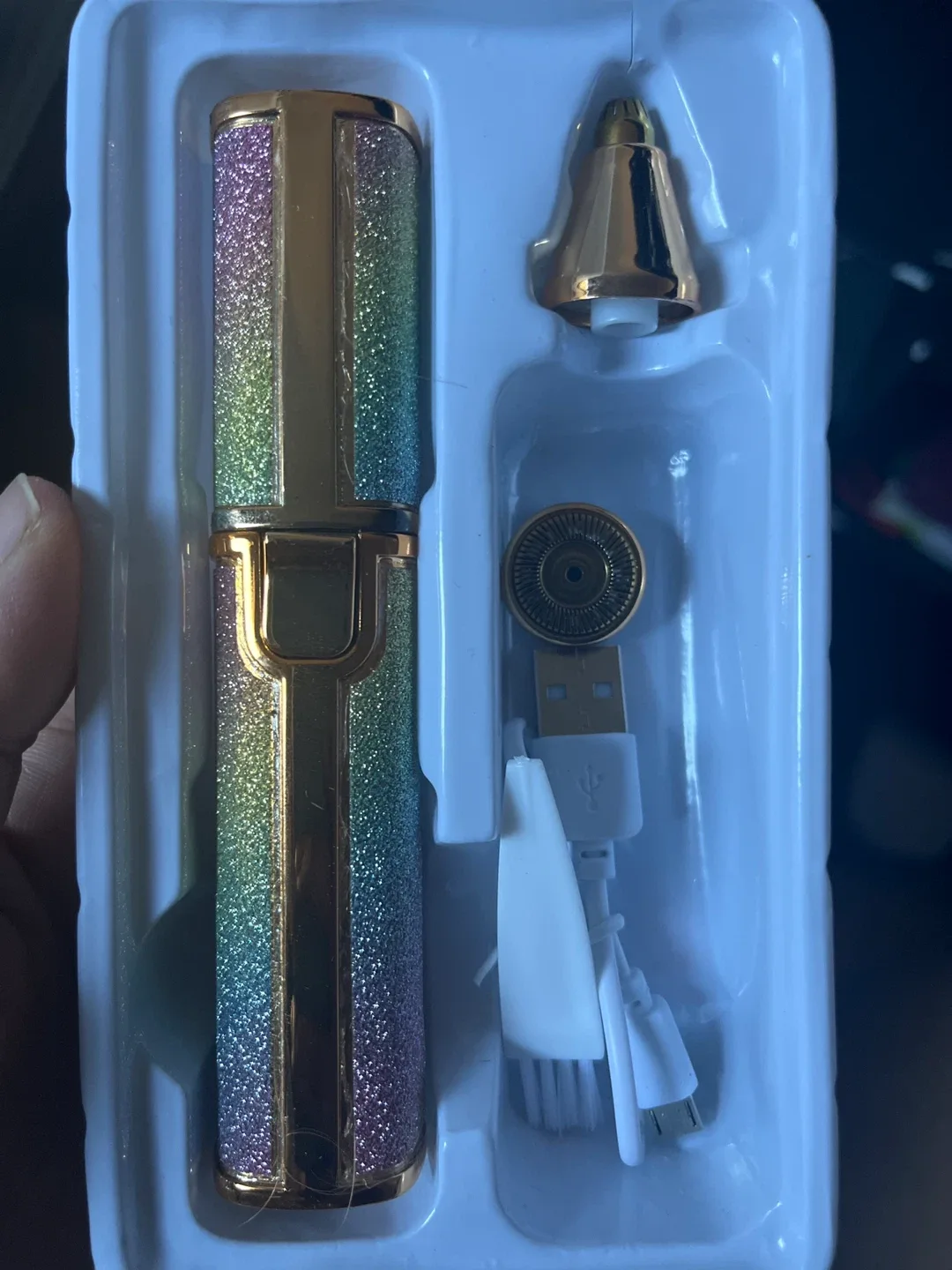 2in1 Battery Operated Eyebrow Trimmer image indicator(2)