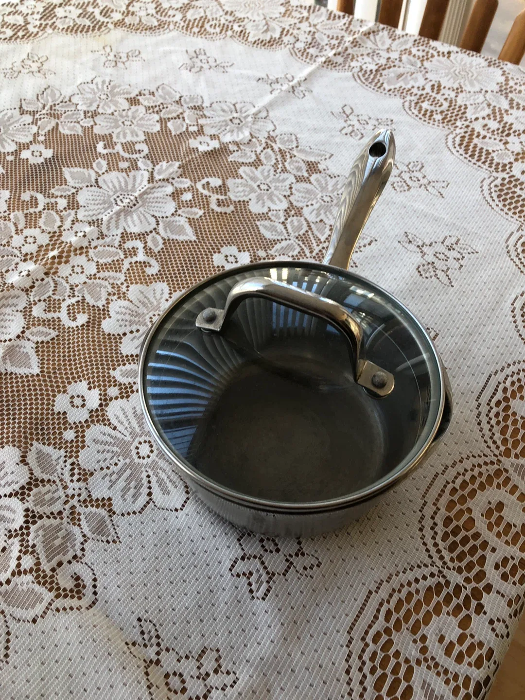 Stainless Steel Cook Pot with Lid thumbnail