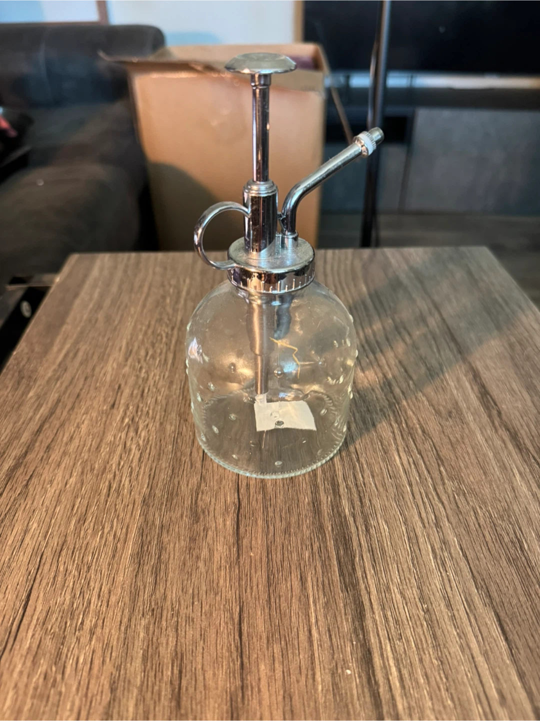 LED plant light and water spritzer