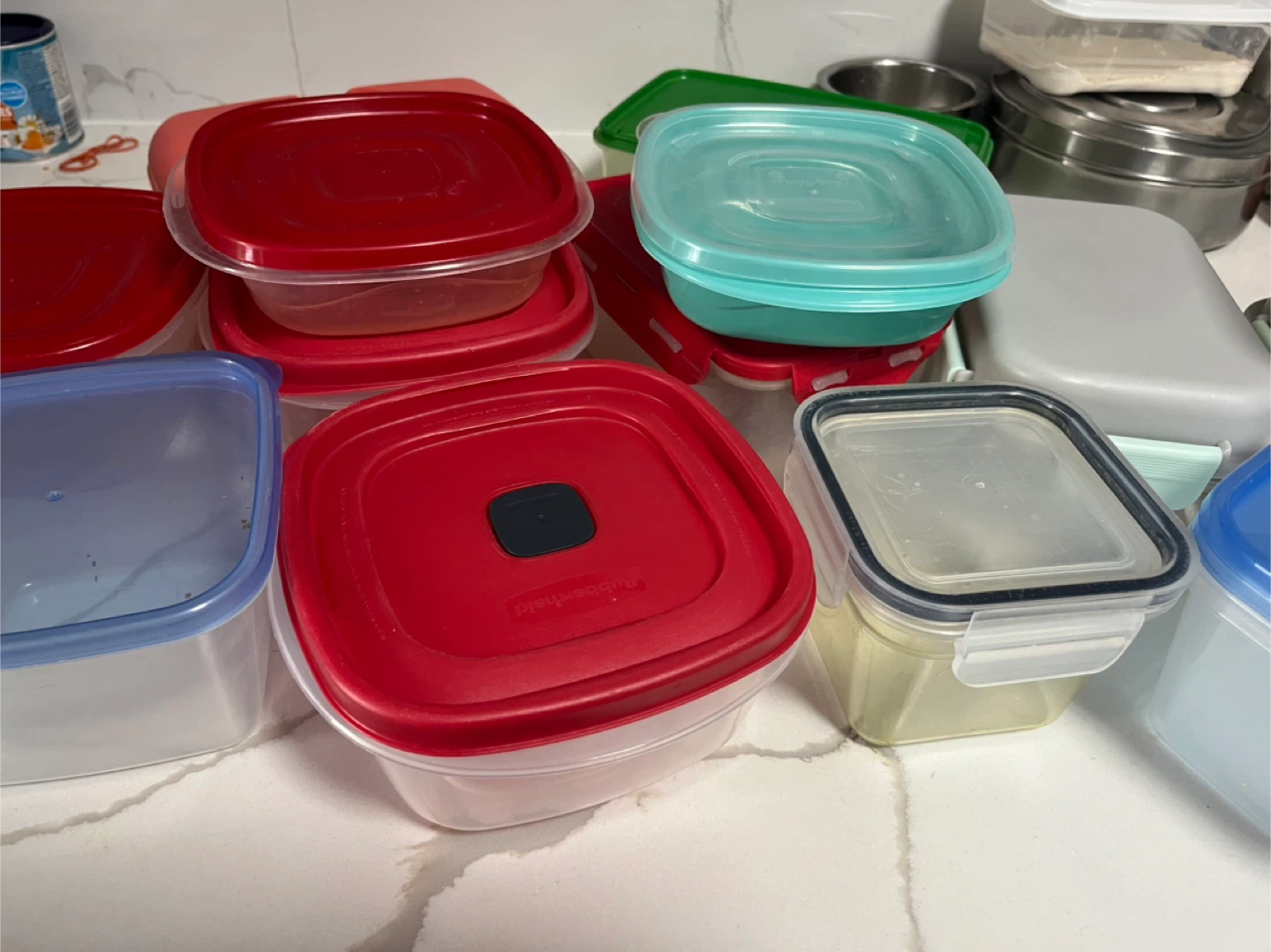 Mixed Set of Food Storage Containers
