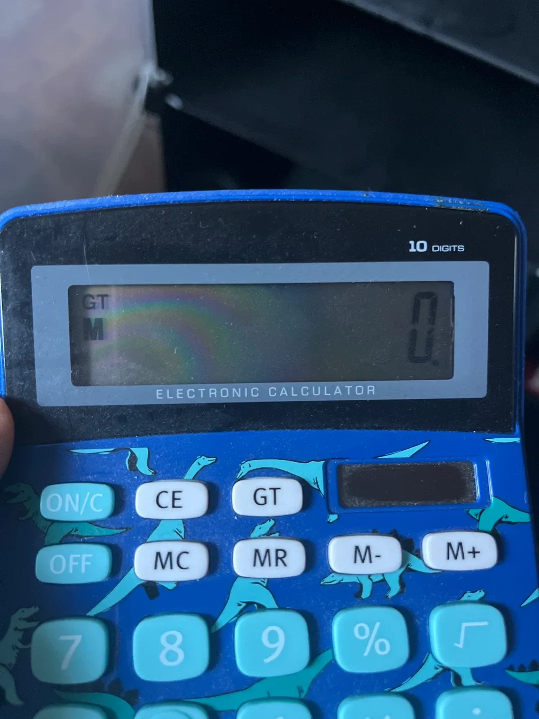 Calculator with Dinosaur Design image indicator(3)