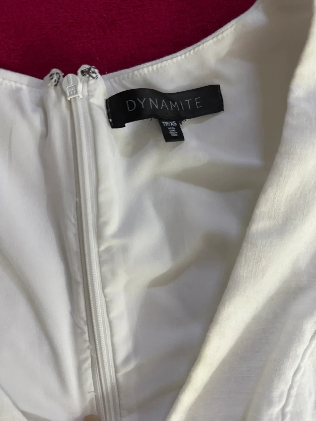 Dynamite Flared Puff Sleeve Mini Dress - TP/XS image indicator(3)